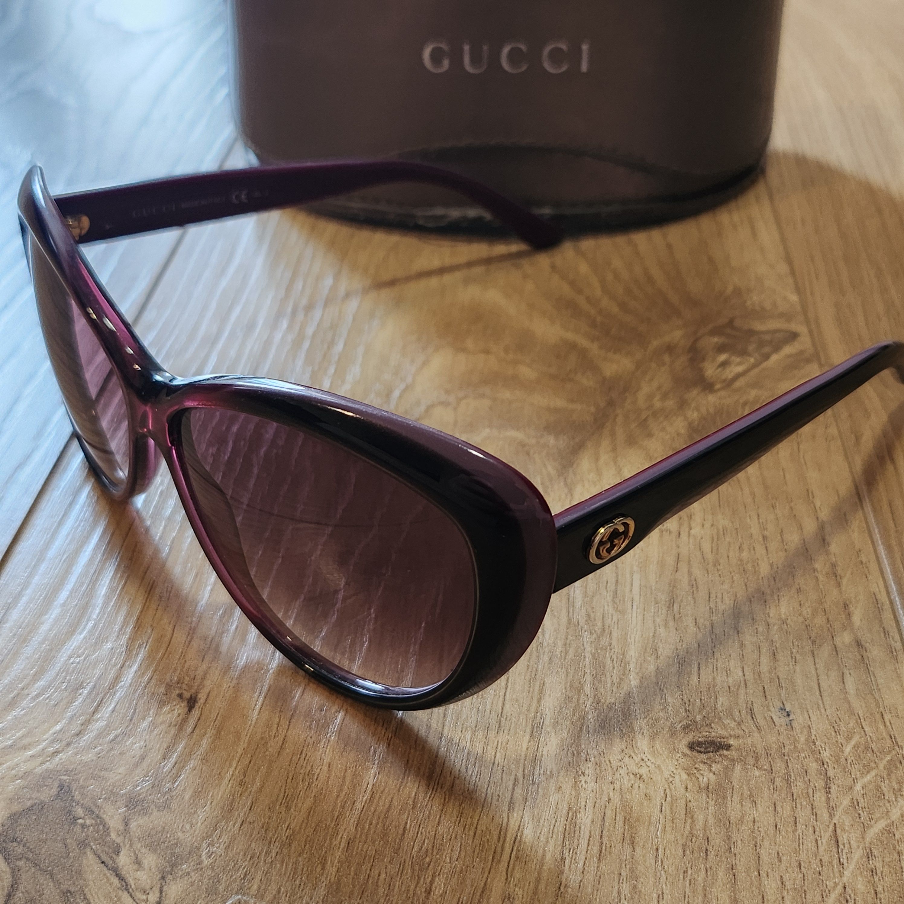 Gucci 3510s purple sunglasses