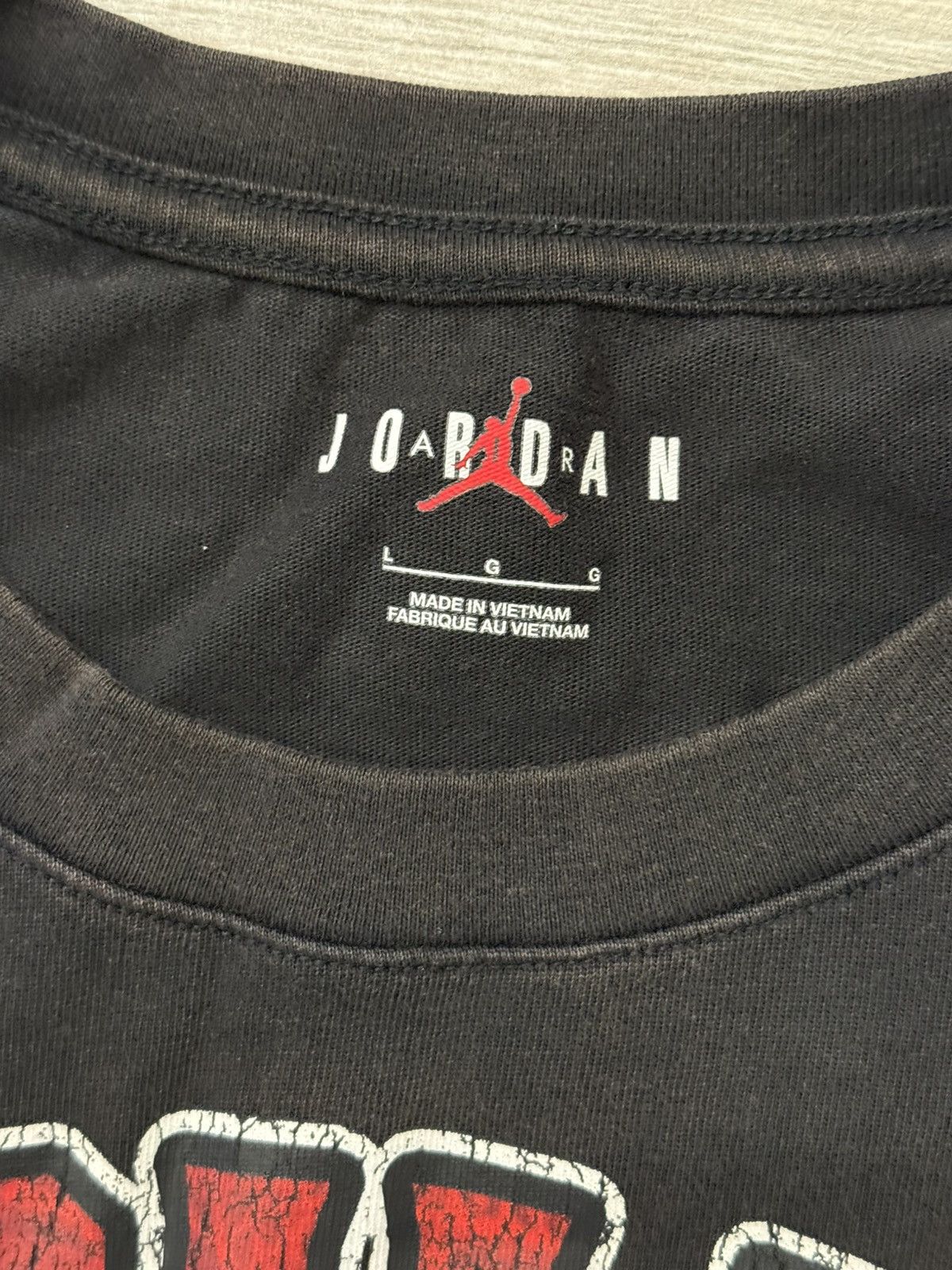 Jordan Brand Jordan Flight Essentials Graphic Black Oversized Tee Sz L Size US L / EU 52-54 / 3 - 5 Thumbnail
