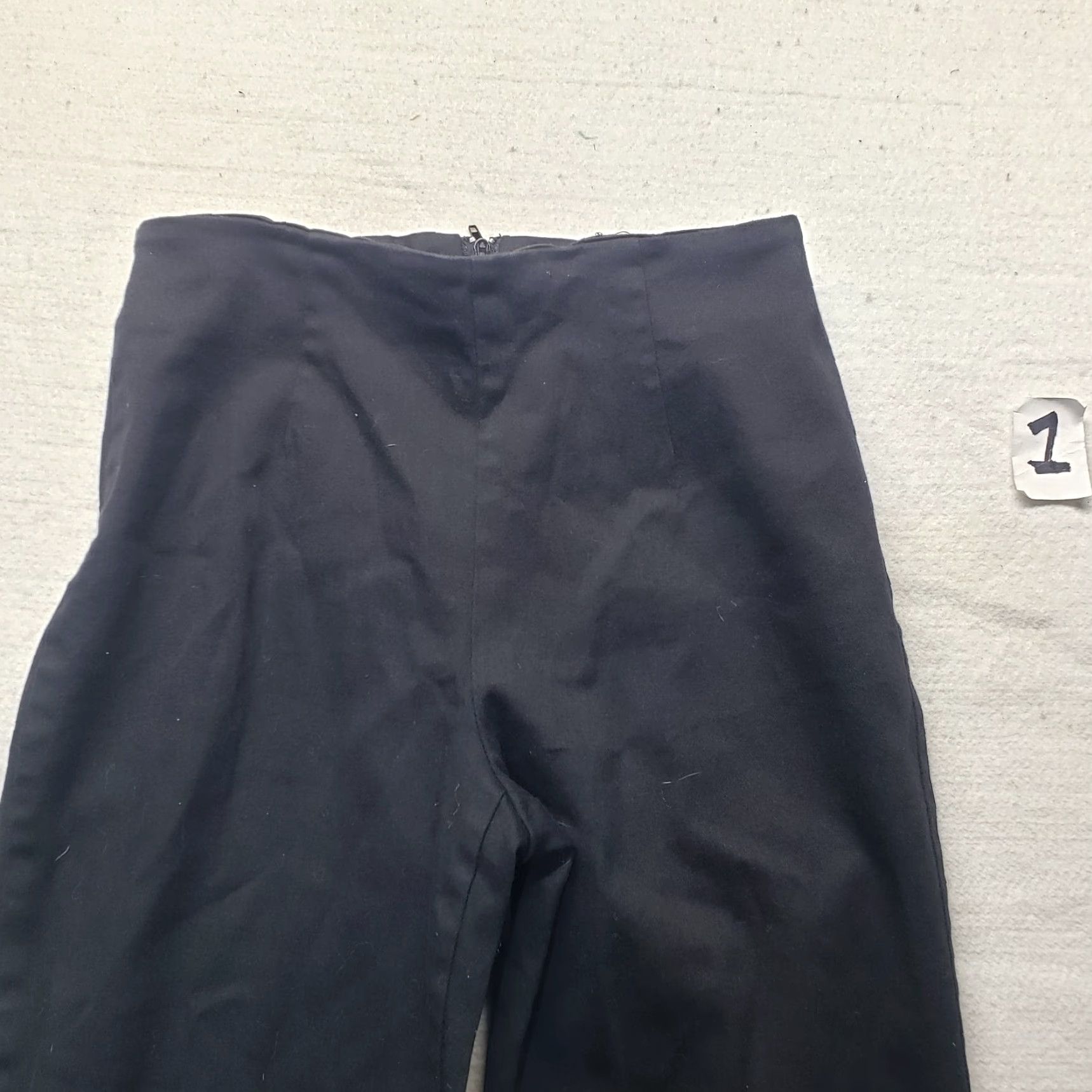 Vintage VINTAGE Byer California Women's Dress Pants Cropped Black Size 7 Office Work Boyfriend Size 28" / US 6 / IT 42 - 2 Thumbnail