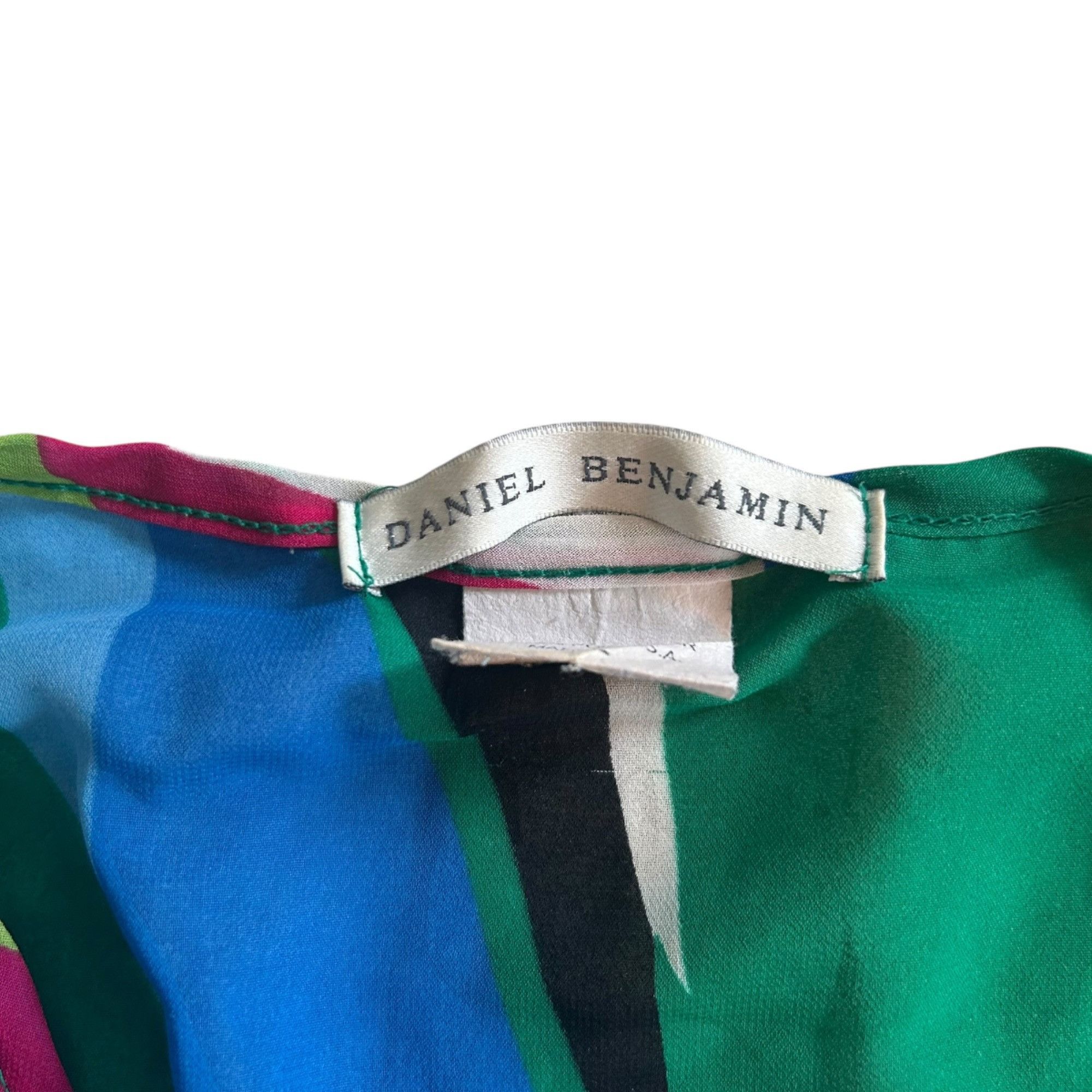Vintage Vintage Daniel Benjamin Sheer Novelty Abstract Tunic Size L / US 10 / IT 46 - 3 Thumbnail