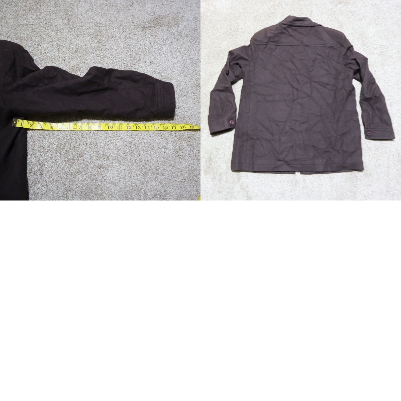 Vintage Requirements Dark Brown Wool Jacket Fully Lined Full Zip Ladies Women's Size 12 Size XL / US 12-14 / IT 48-50 - 8 Thumbnail