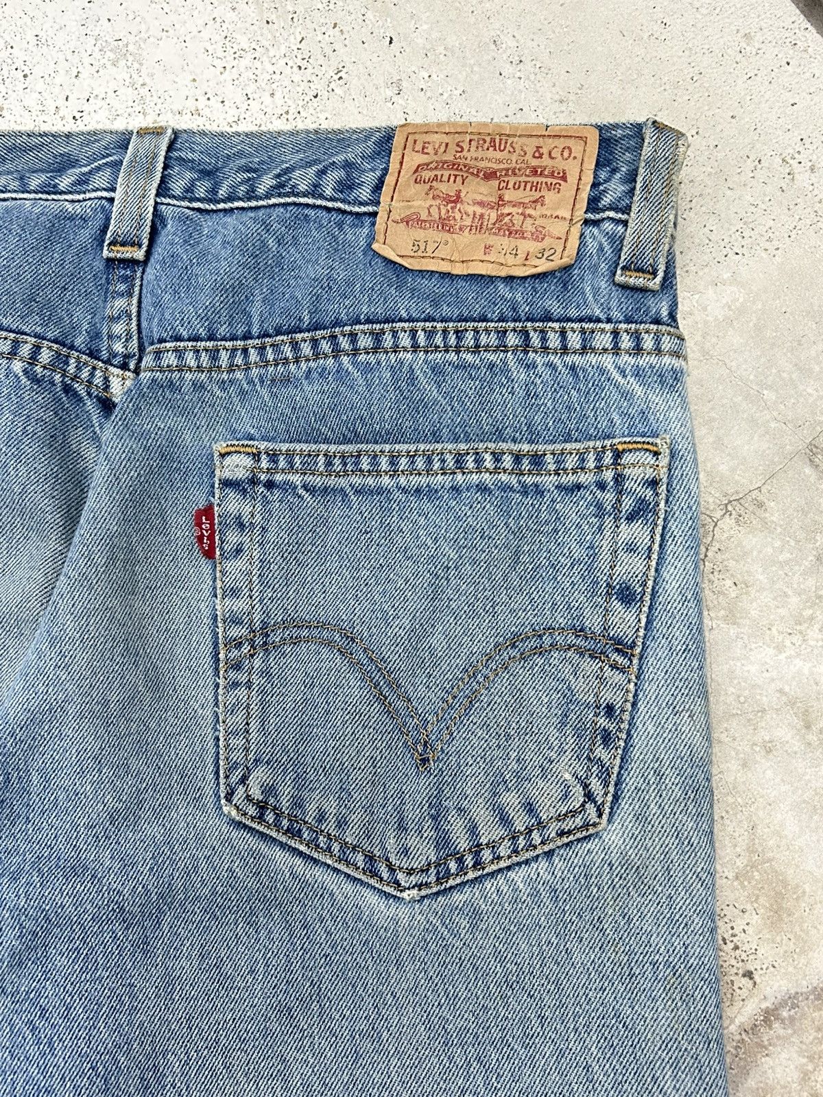 Levi's Vintage Levis 517 Boot Cut Jeans Stonewashed Size US 35 - 10 Thumbnail