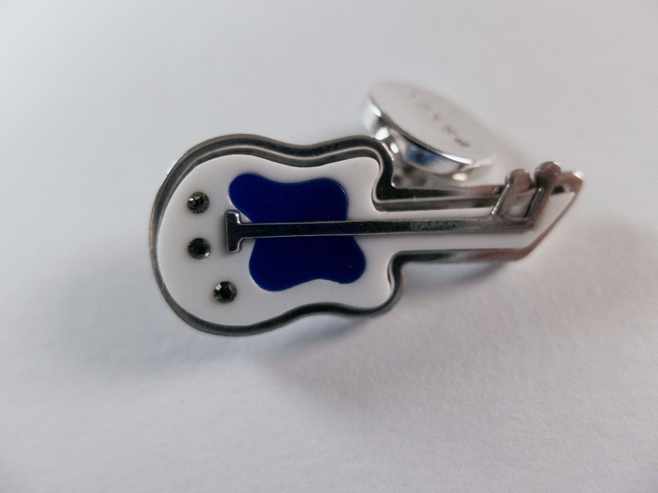 Prada Very Rare! PRADA silver Rock guitar cufflinks authentic Size ONE SIZE - 4 Thumbnail