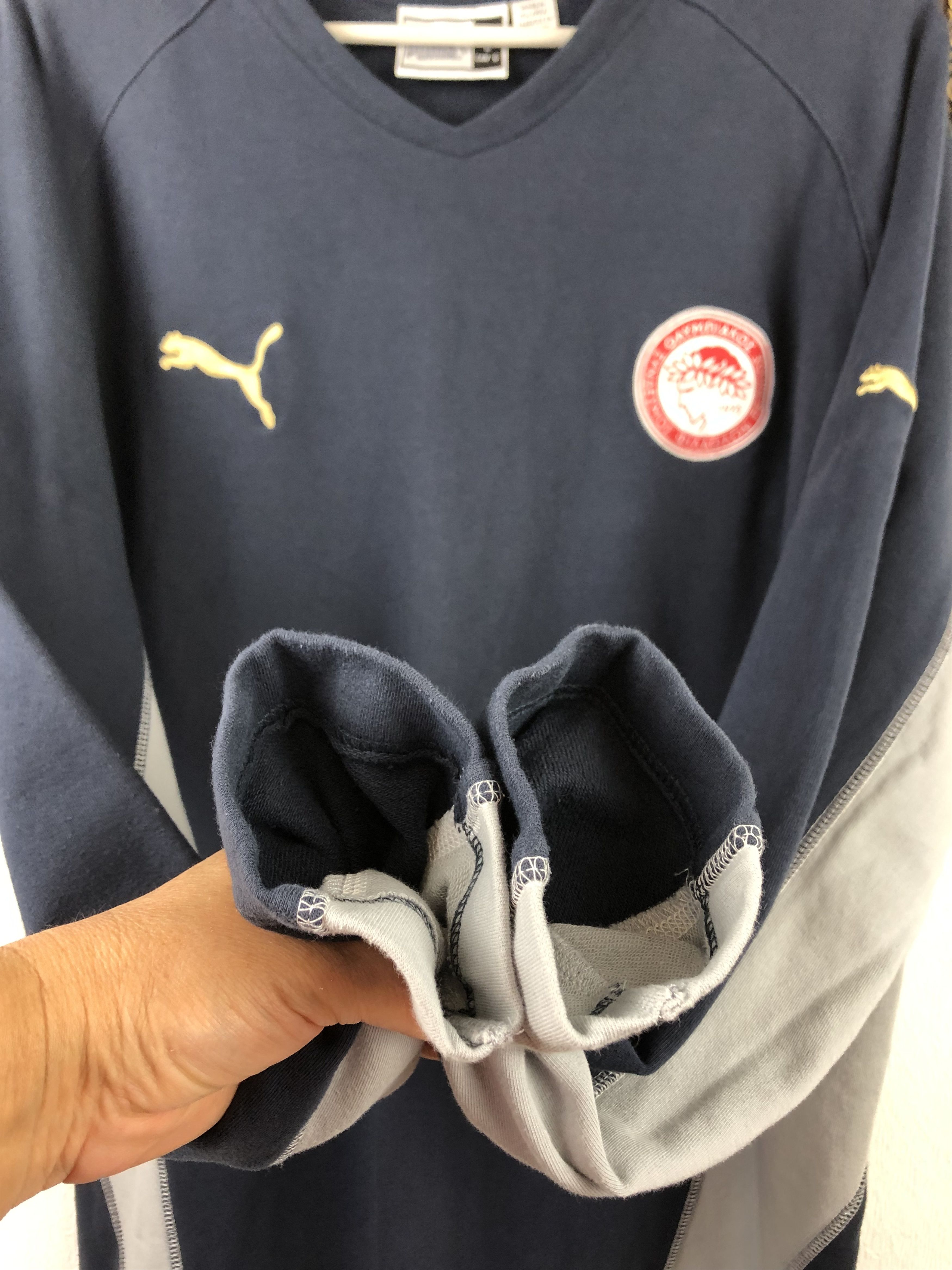 Vintage Vintage Olympiacos Olympiakos Football Sweatshirt Jacket Size US L / EU 52-54 / 3 - 8 Thumbnail