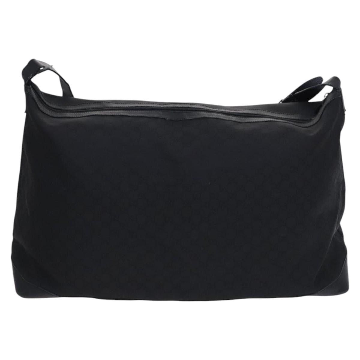Gucci GUCCI GG Canvas Shoulder Bag Nylon Black Silver Size ONE SIZE - 3 Thumbnail