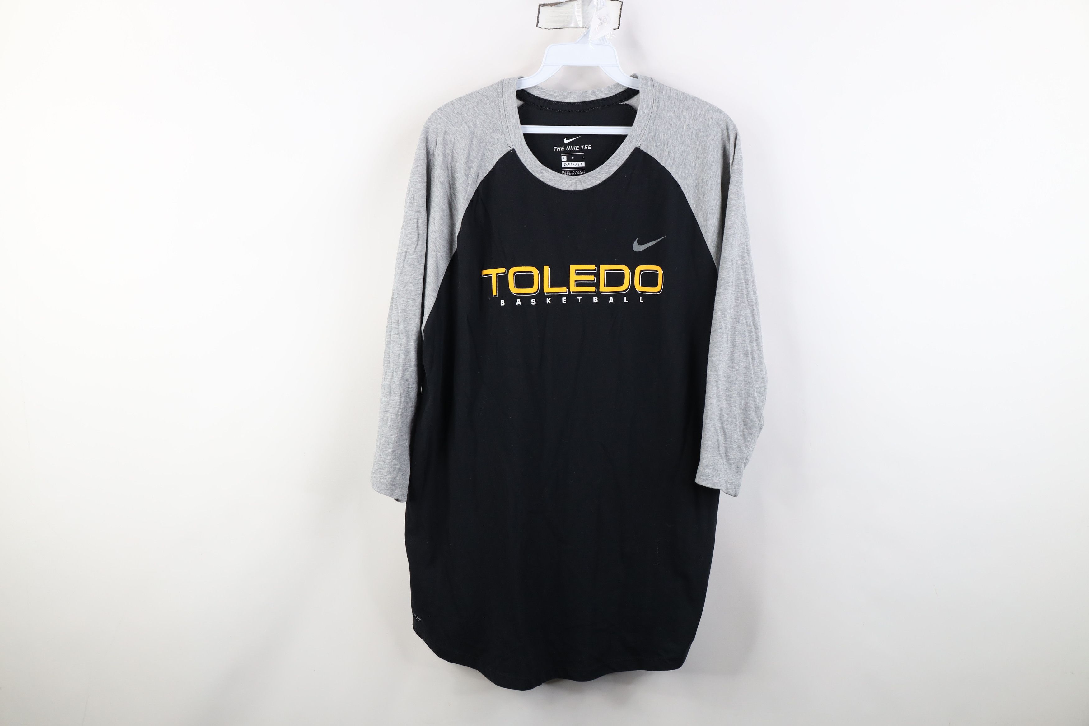 Nike Nike University of Toledo Basketball Raglan T-Shirt Black Size US L / EU 52-54 / 3 - 1 Thumbnail