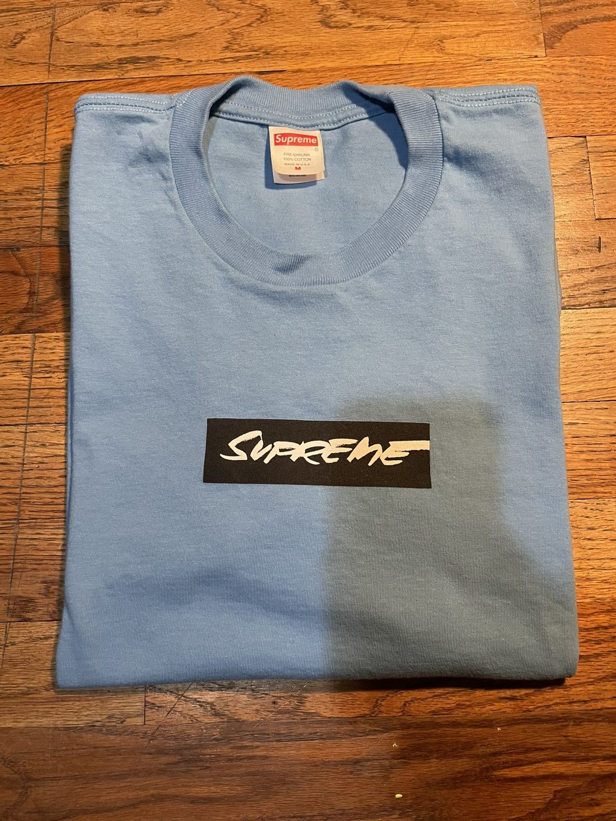 Supreme Supreme x Futura Box Logo Tee Blue Size Medium Size US M / EU 48-50 / 2 - 1 Thumbnail