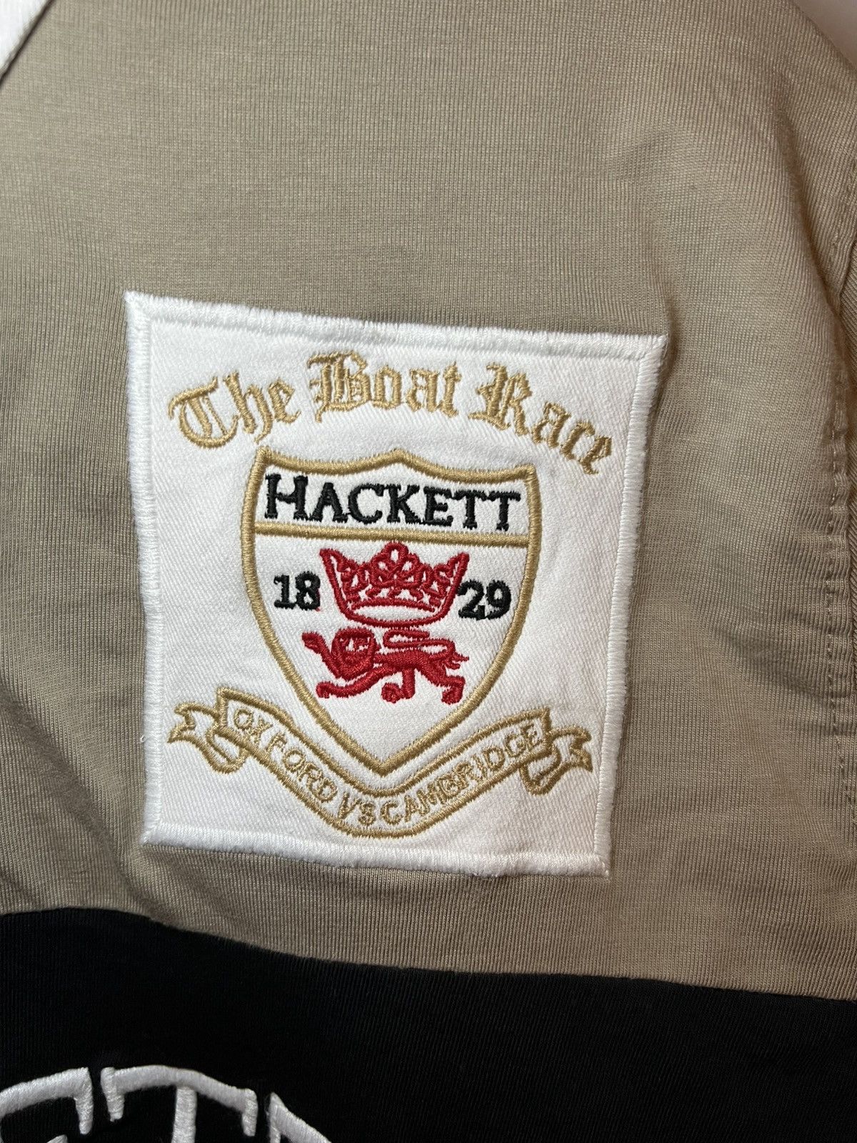 Hackett Vintage Hackett X Aston Martin polo crest longsleeve shirt Size US XL / EU 56 / 4 - 5 Thumbnail
