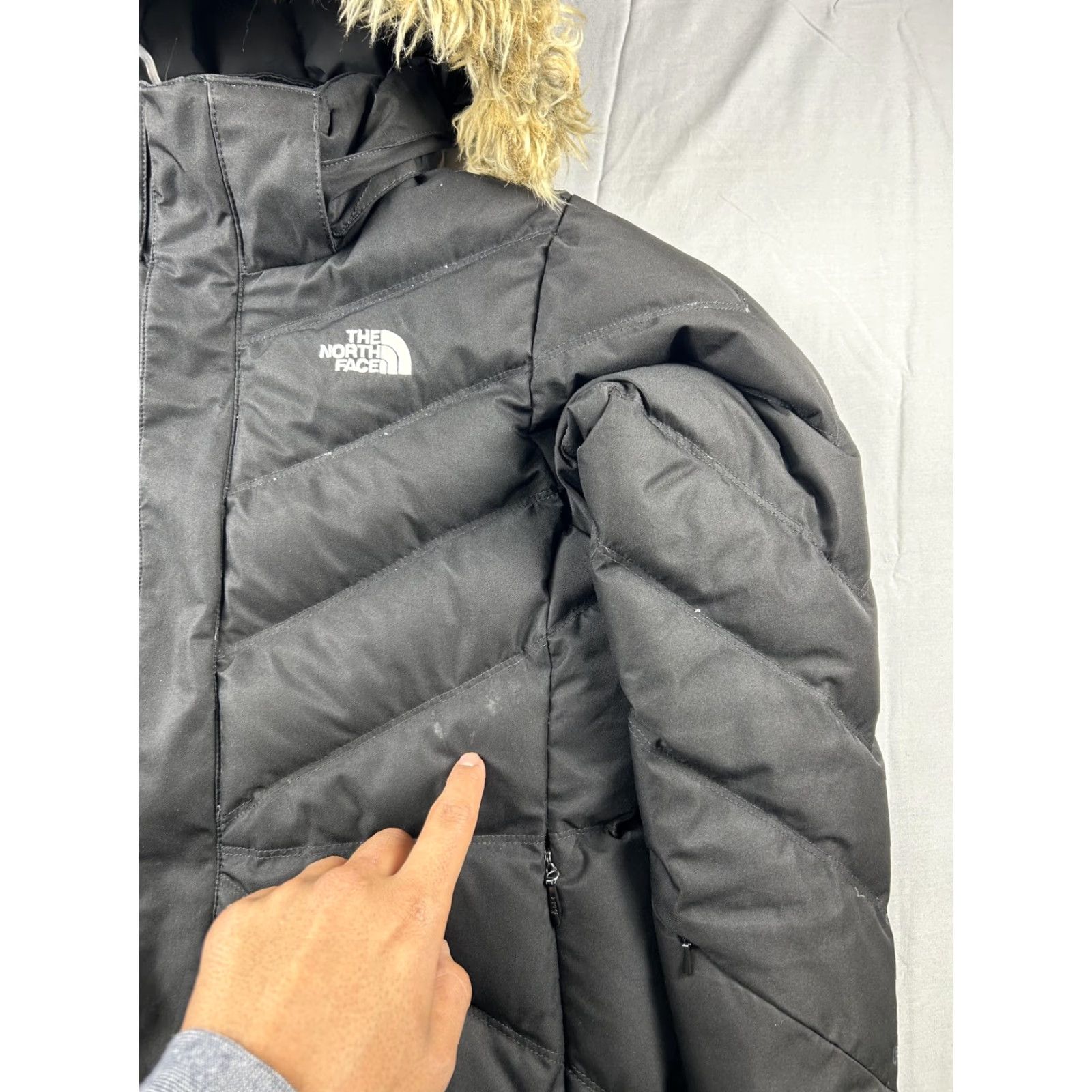 The North Face The North Face Womens Small Black 600 Down Puffer Hooded Jacket Size S / US 4 / IT 40 - 6 Thumbnail