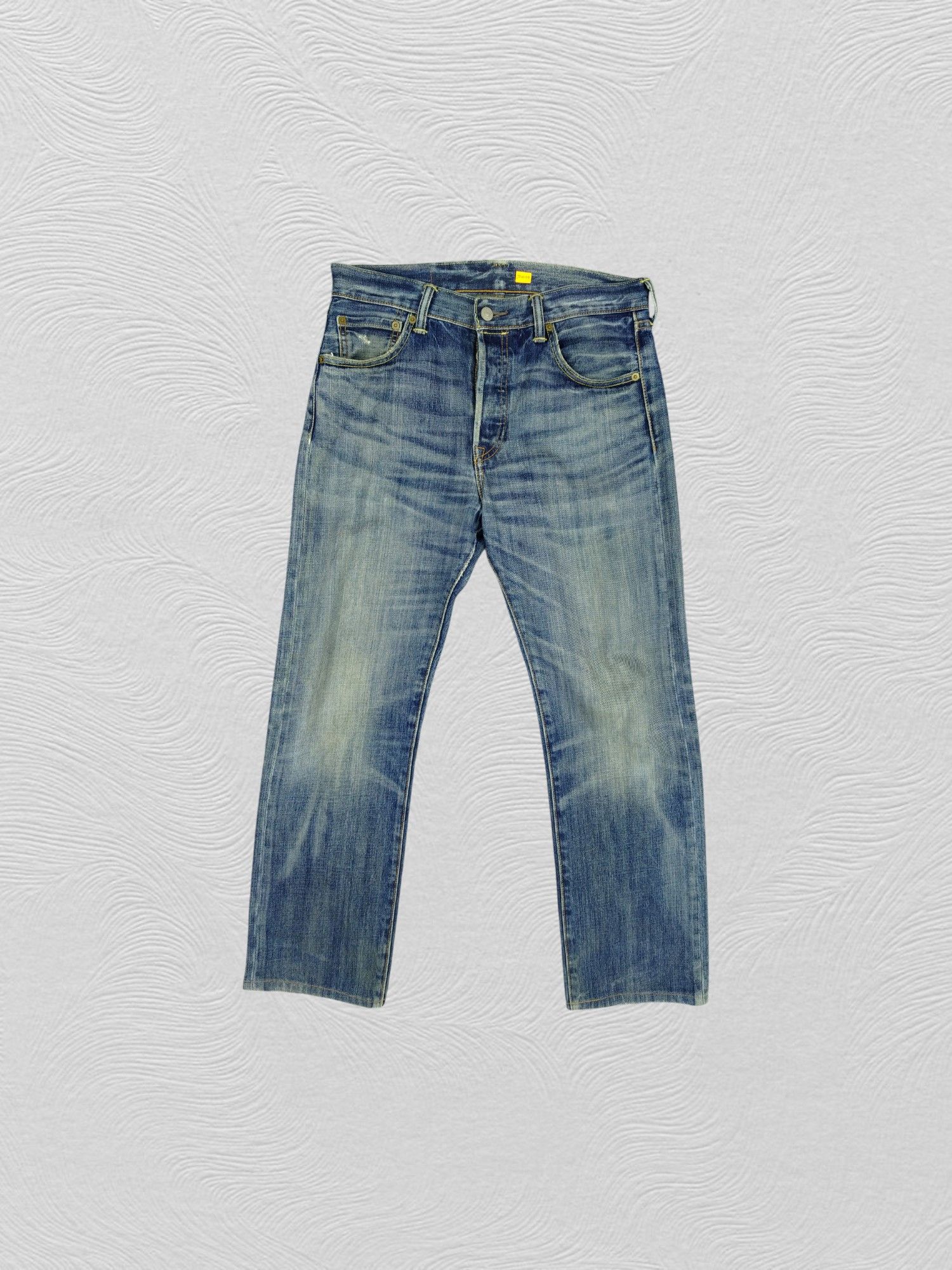 Levi's Vintage Levi's 501 Distressed Whisker Denim 31x28.5 JN699 Size US 31 - 1 Thumbnail