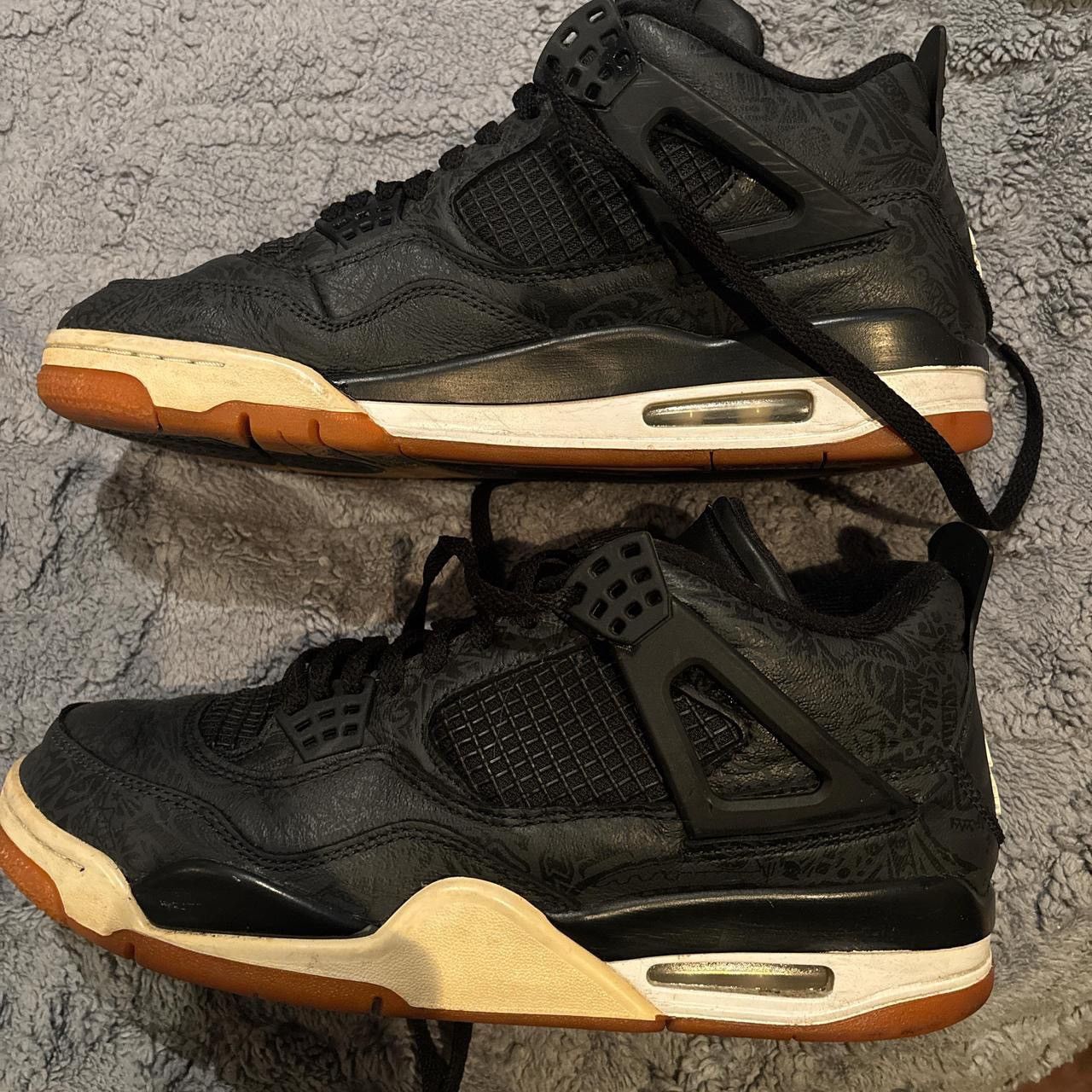 Jordan Brand Jordan 4 retro Laser black gum Size US 10 / EU 43 - 1 Thumbnail