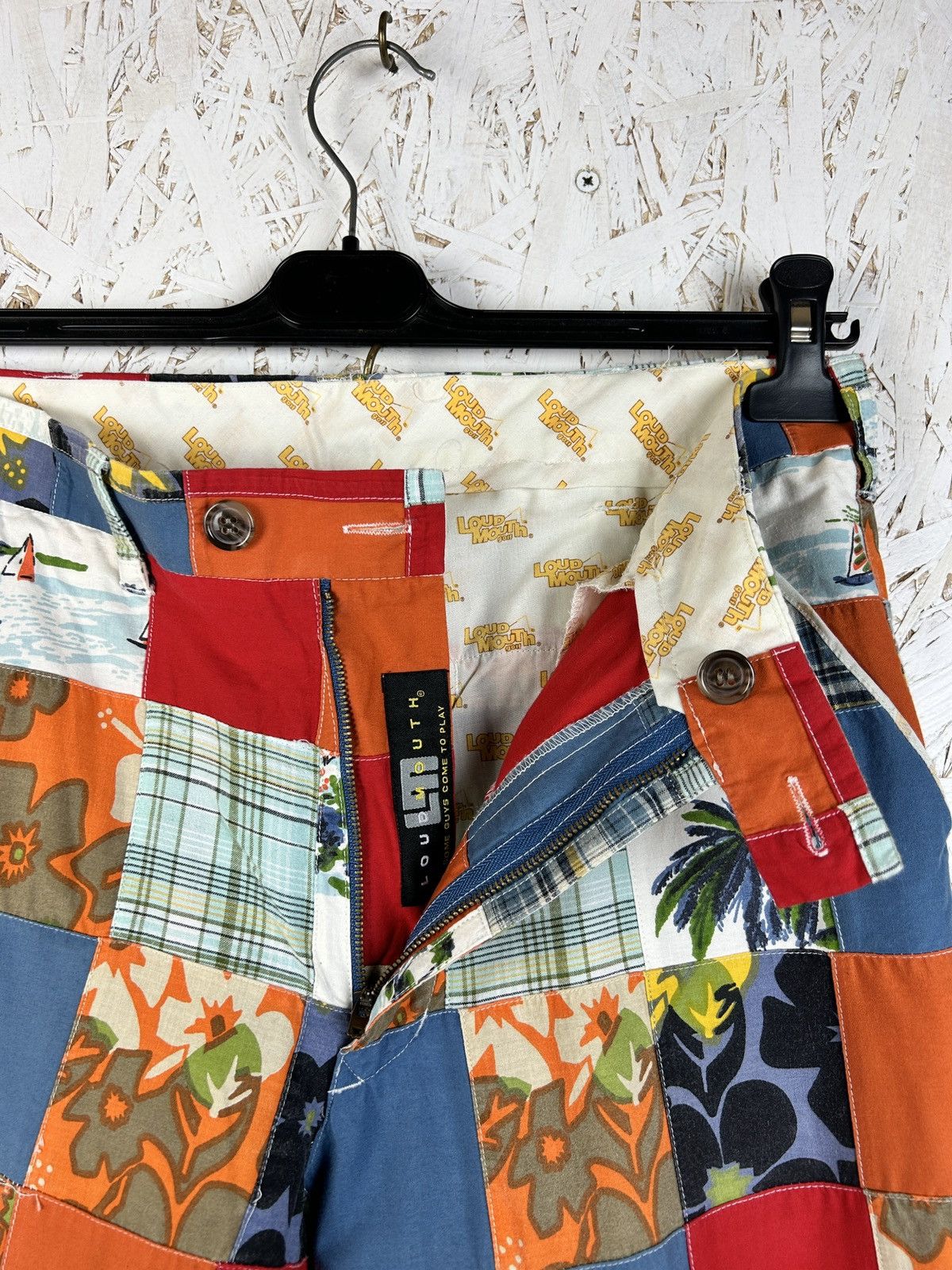 Japanese Brand Vintage Patchwork Loud Mouth Golf Trousers Pants 32/32 Size US 32 / EU 48 - 3 Thumbnail