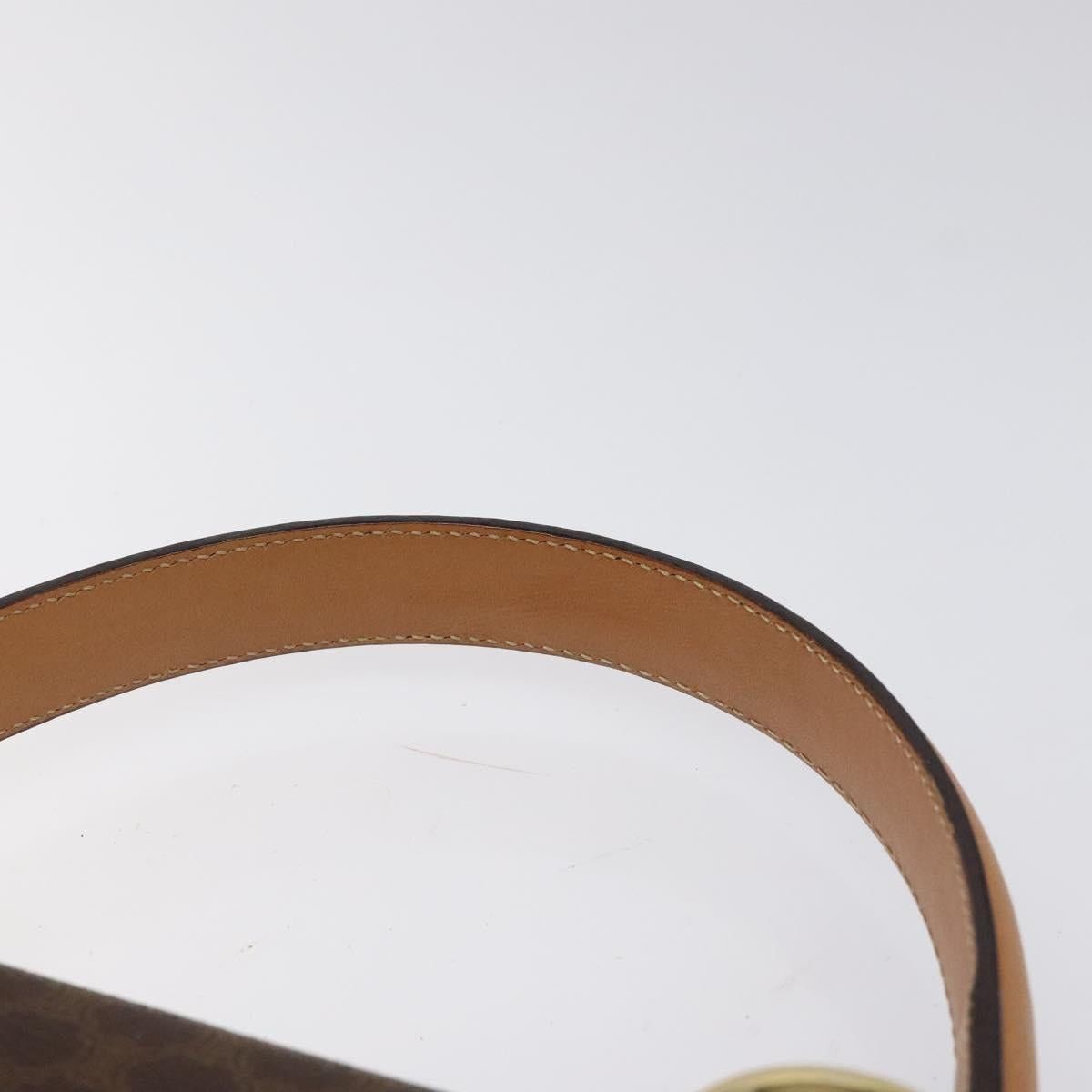 Celine CELINE Macadam Canvas Hand Bag Pvc Leather Brown Gold Size ONE SIZE - 8 Thumbnail