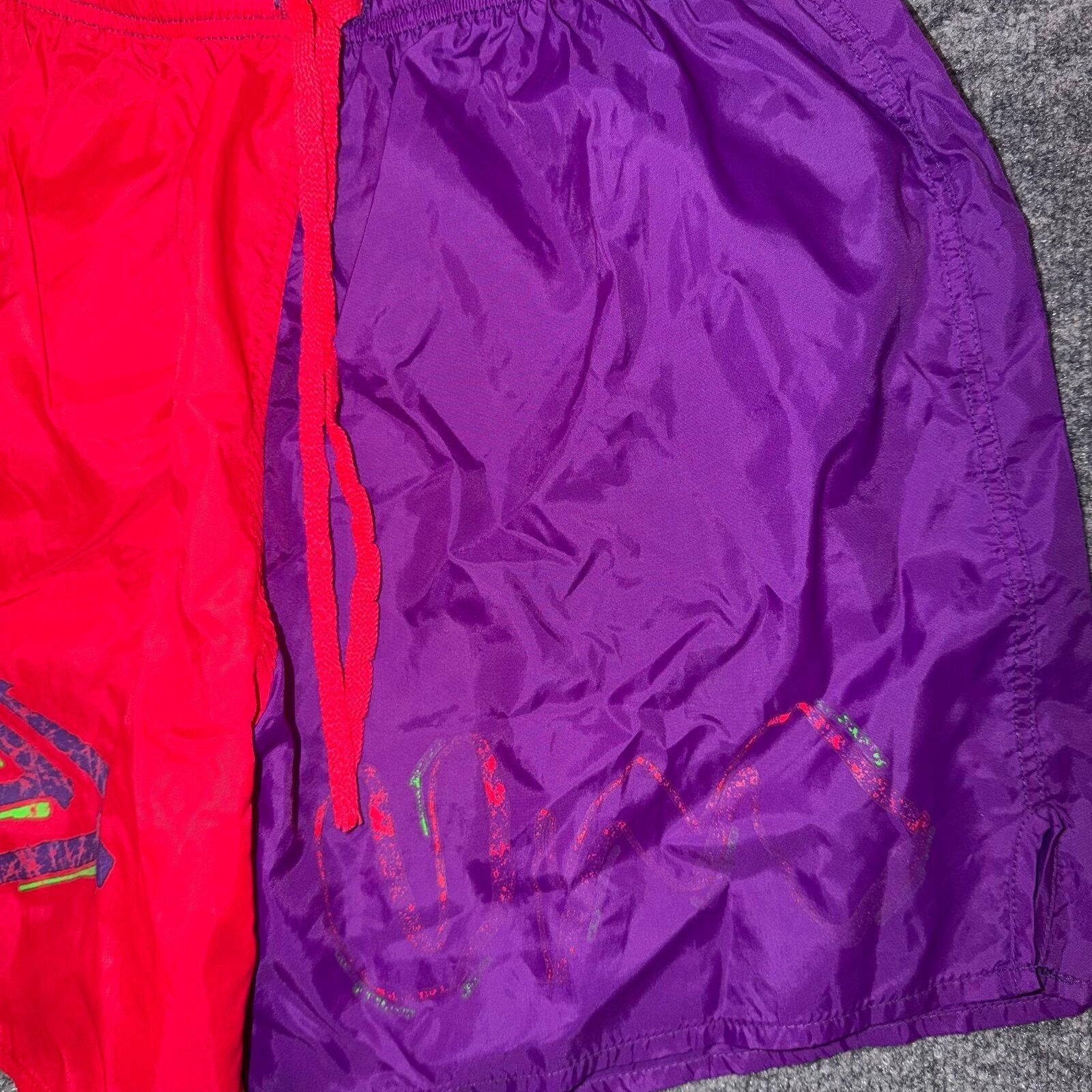 Umbro Umbro Shiny Nylon Volley Shorts Mens MD Made in USA VTG Size US 32 / EU 48 - 2 Thumbnail