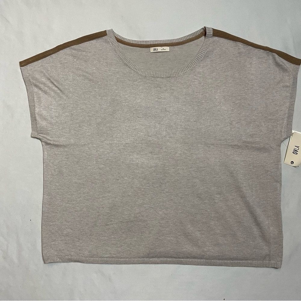 Anthropologie NWT New Anthropologie OLVA Olive and Vine Beige Knit Short Size XL / US 12-14 / IT 48-50 - 5 Thumbnail