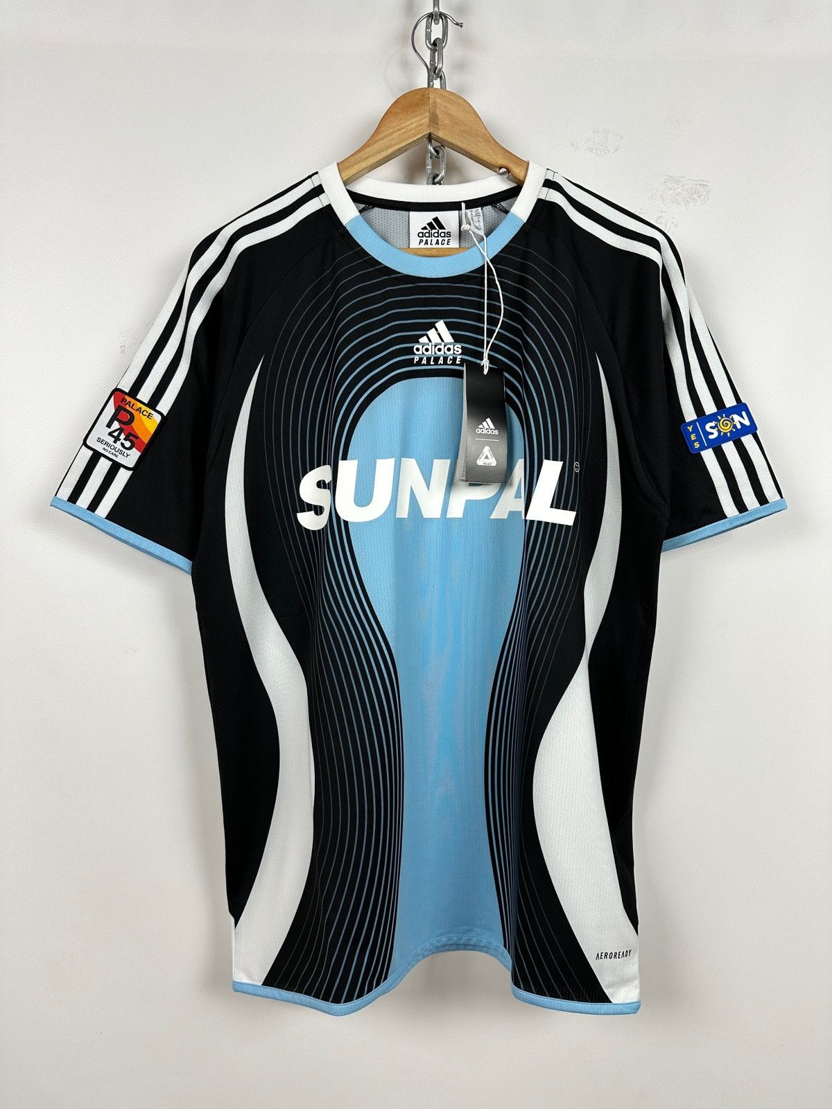 Adidas NWT! Adidas x Palace Sunpal Soccer Jersey T-Shirt | Grailed