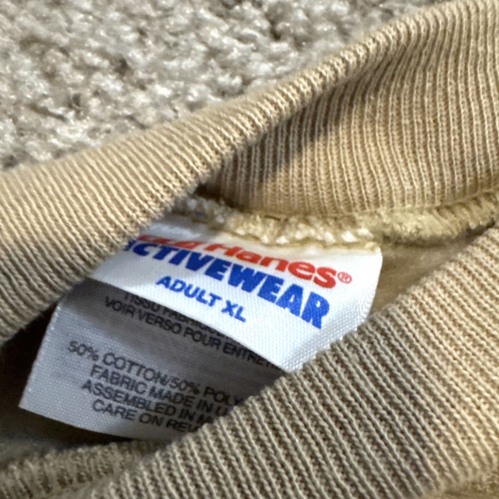 Vintage VINTAGE 90s Deep Creek Virginia Beige Crewneck Sweatshirt XL Men Pullover Nature Beige 1998 Size US XL / EU 56 / 4 - 6 Thumbnail