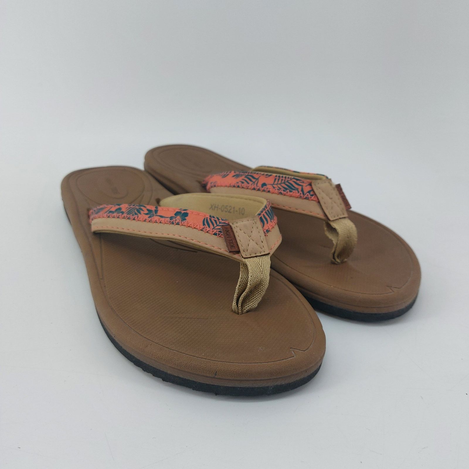 Other Hi Tide Flip Flop Sandals XH-0521-10 Coral Green Size 10 Size US 10 / IT 40 - 10 Thumbnail