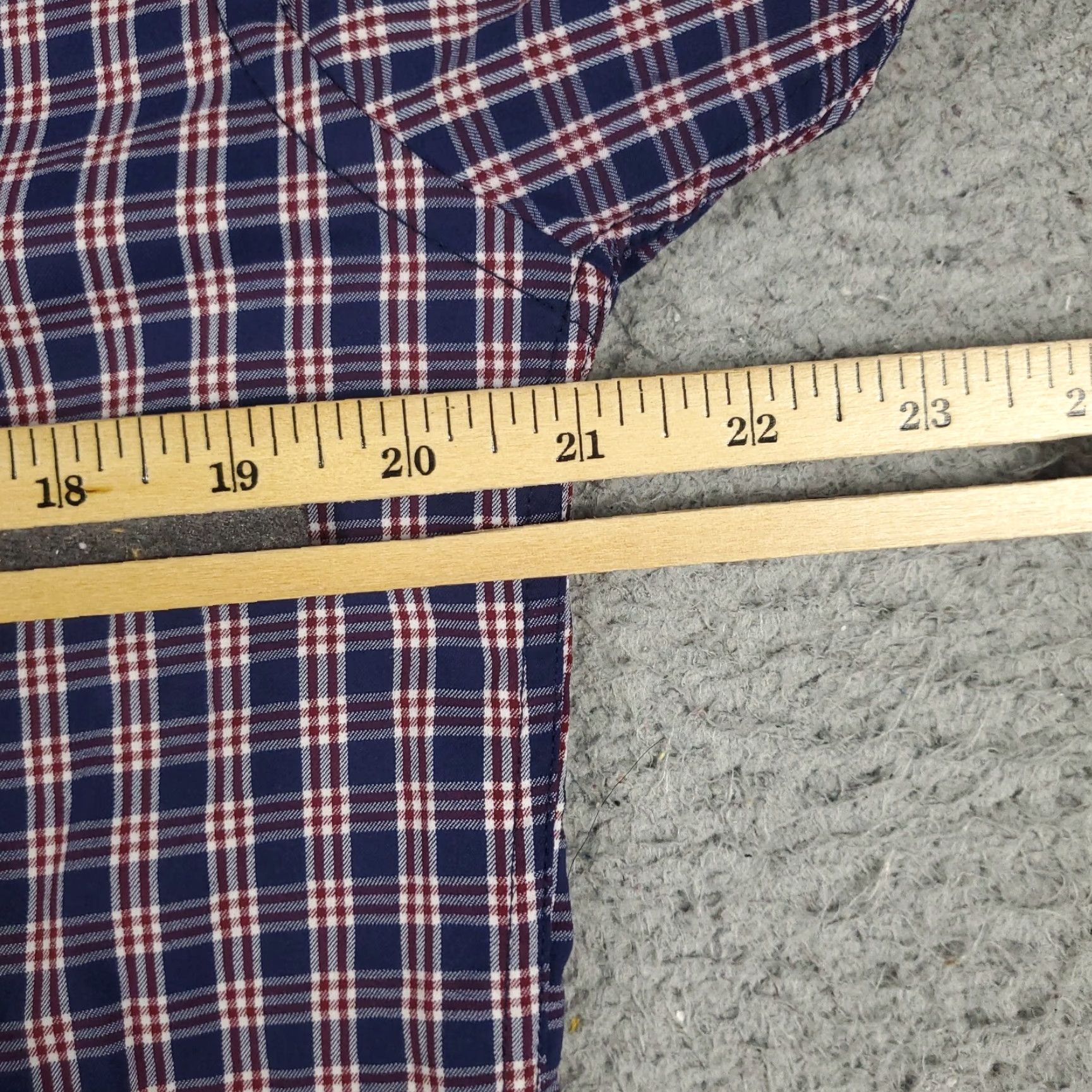 UNTUCKit UNTUCKit Blue Plaid Button-Up Shirt Mens Medium Long Sleeve Casual Woven Size US M / EU 48-50 / 2 - 5 Thumbnail