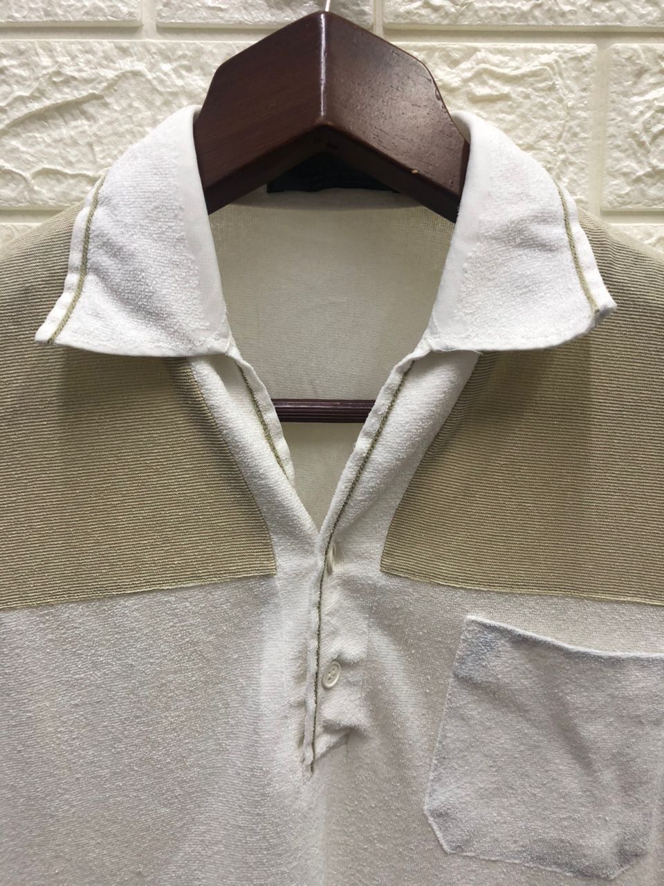 Aran Isles Knitwear vintage men's knit wear BY NAIGAI Wool polo Size US L / EU 52-54 / 3 - 9 Thumbnail