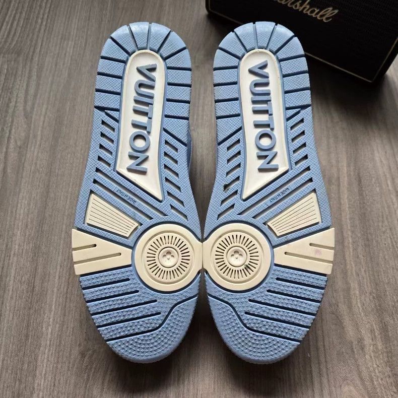 Louis Vuitton Louis Vuitton LV Trainer Blue Sneakers-2506 Size US 8 / EU 41 - 7 Thumbnail