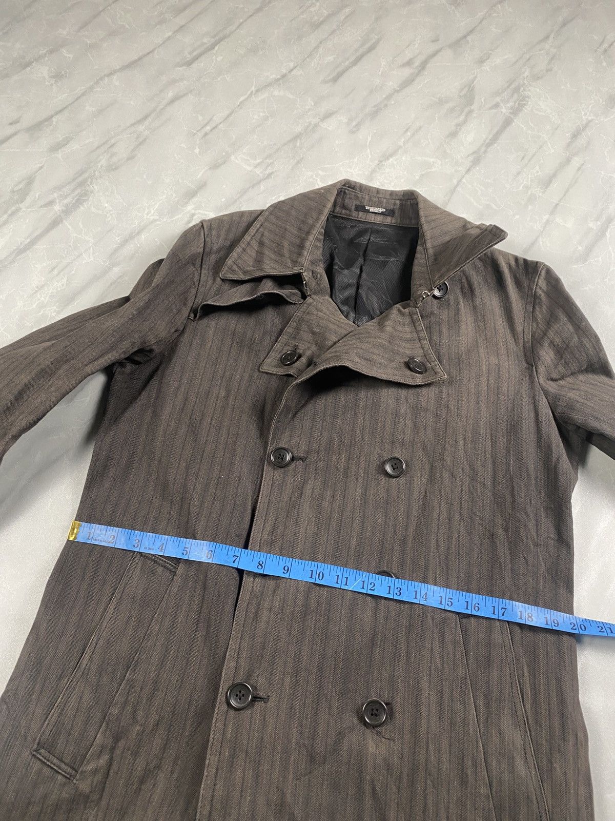Tornado Mart Grail Vintage Tornado Mart Double Breasted Heavy Coat Jacket Size US M / EU 48-50 / 2 - 8 Thumbnail