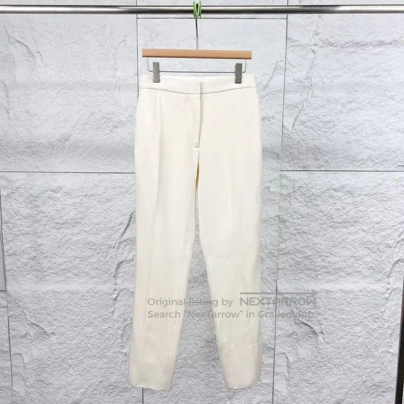 Burberry Burberry Women's White Cotton Casual Pants. Size 28" / US 6 / IT 42 - 1 Thumbnail
