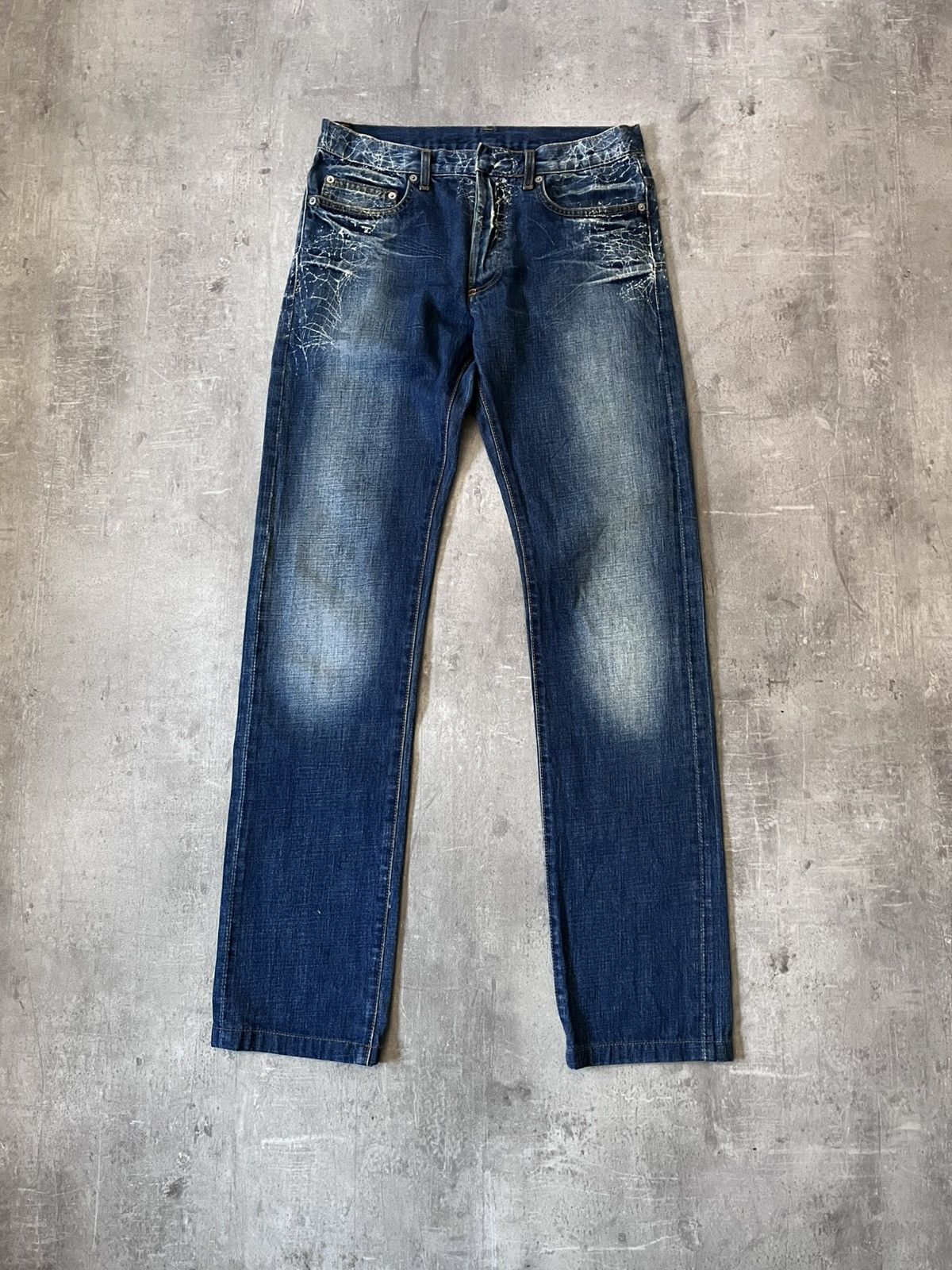 Dior × Hedi Slimane Dior Homme ss07 “Spiderweb” Denim | Grailed