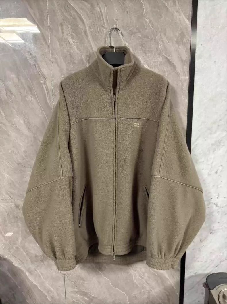 Balenciaga Balenciaga size 38 SPORTY B embroidered polar fleece zip j Size US XXS / EU 40 - 1 Thumbnail