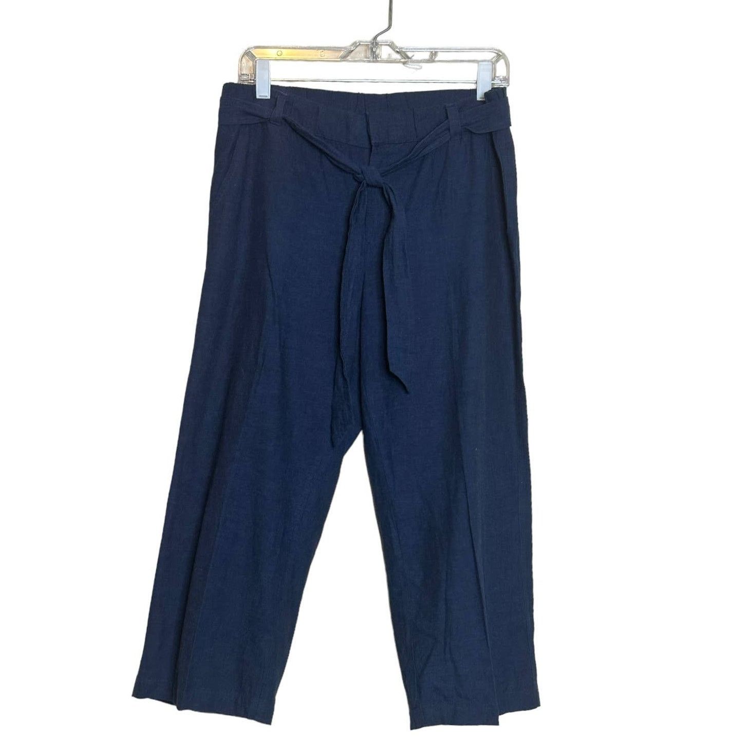 Liz Claiborne Liz Claiborne blue cropped casual pants size small Size 34" / US 12 / IT 48 - 1 Thumbnail