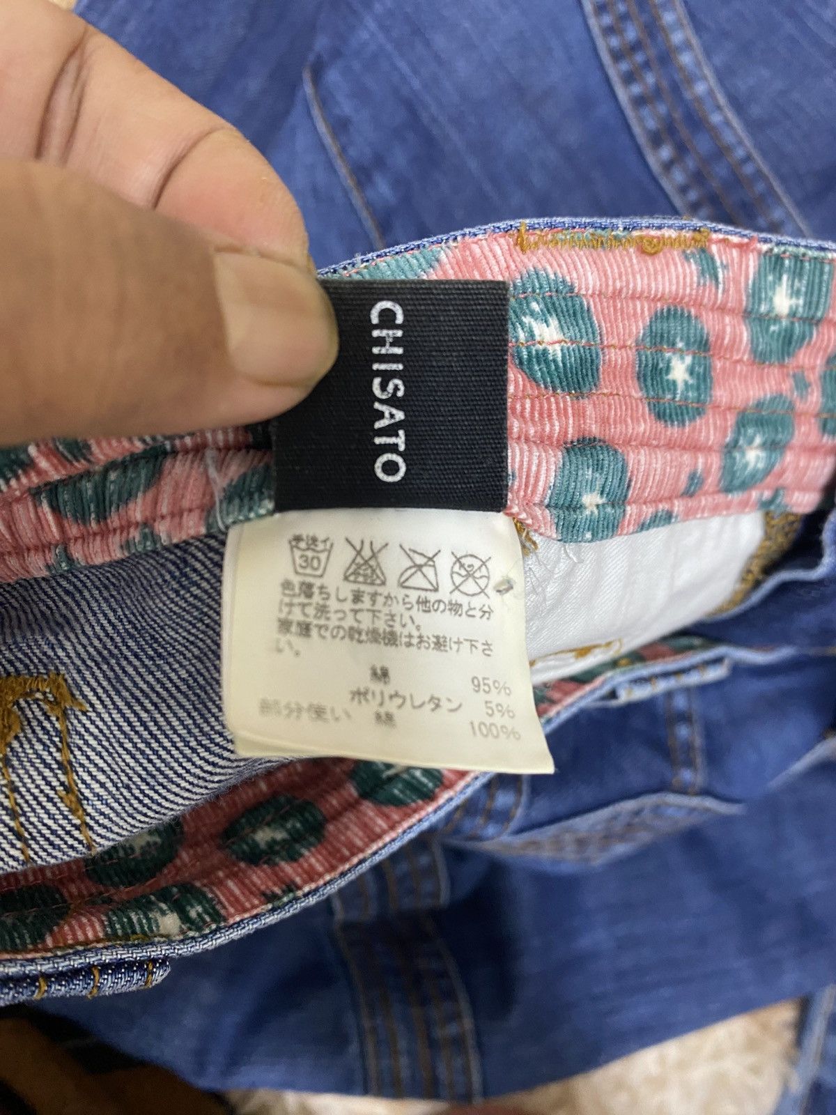 Tsumori Chisato e (Tajuk) Tsumori Chisato Jeans – Unique Stitch Detail – Size US 32 / EU 48 - 6 Thumbnail