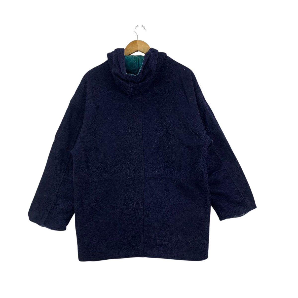 Vintage Vintage BRAEFAIR CAROL COHEN Blue Duffle Coat Heavy Jacket Size US S / EU 44-46 / 1 - 7 Thumbnail