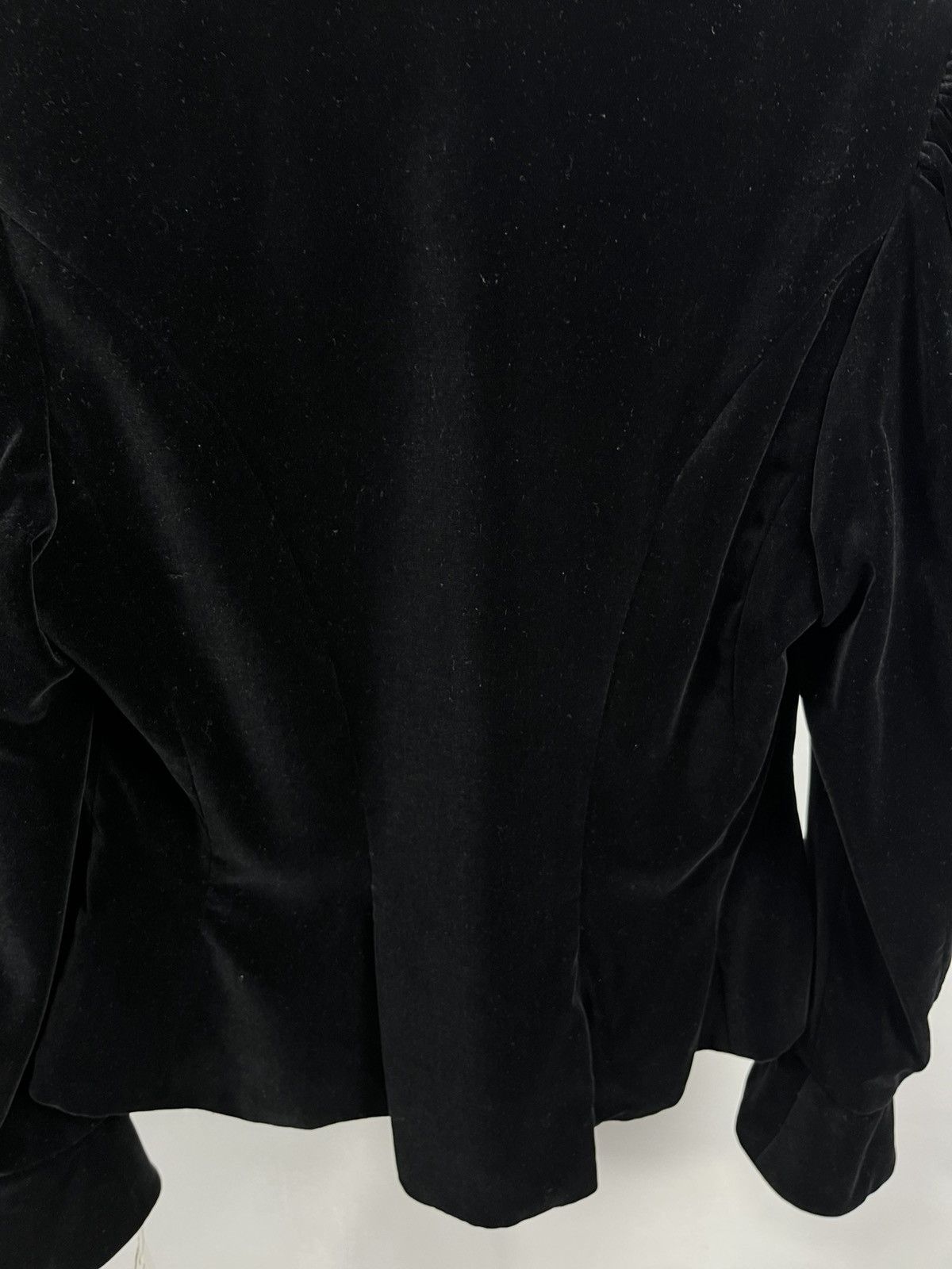 Vintage Helene Strasser Germany Vintage Velvet Jacket Gold Buttons Size L / US 10 / IT 46 - 10 Thumbnail