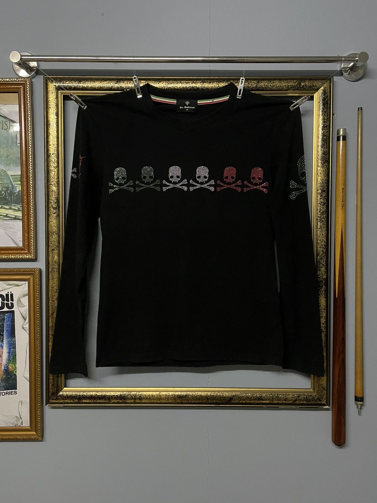 Japanese Brand Vintage Japan Designer Be Ambitions Skull Diamond Pop-Punk Size US XS / EU 42 / 0 - 8 Thumbnail