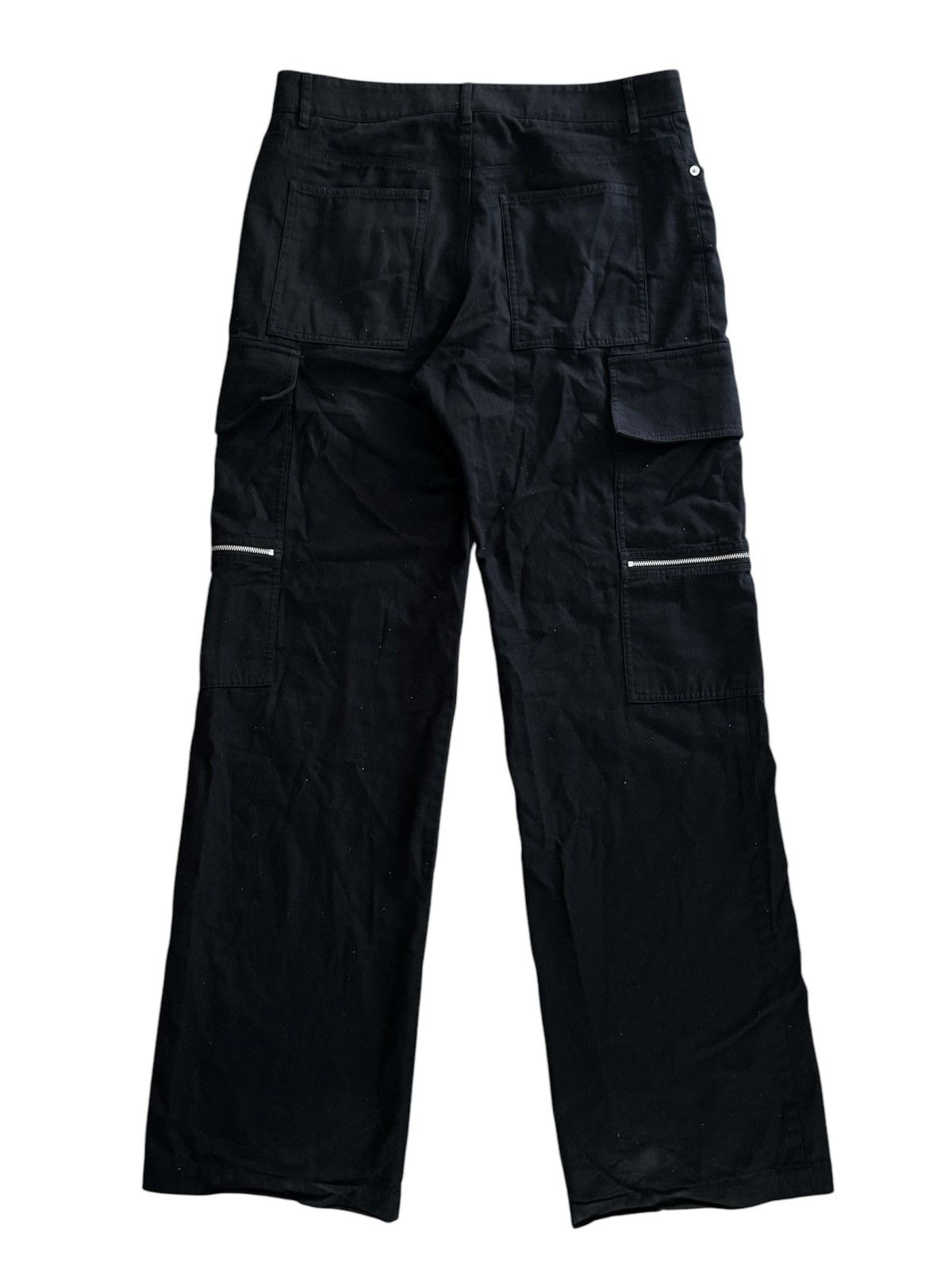 1017 ALYX 9SM Alyx Rare Black Cargo Runway Pocket Straight Cut Pants Size US 34 / EU 50 - 3 Thumbnail