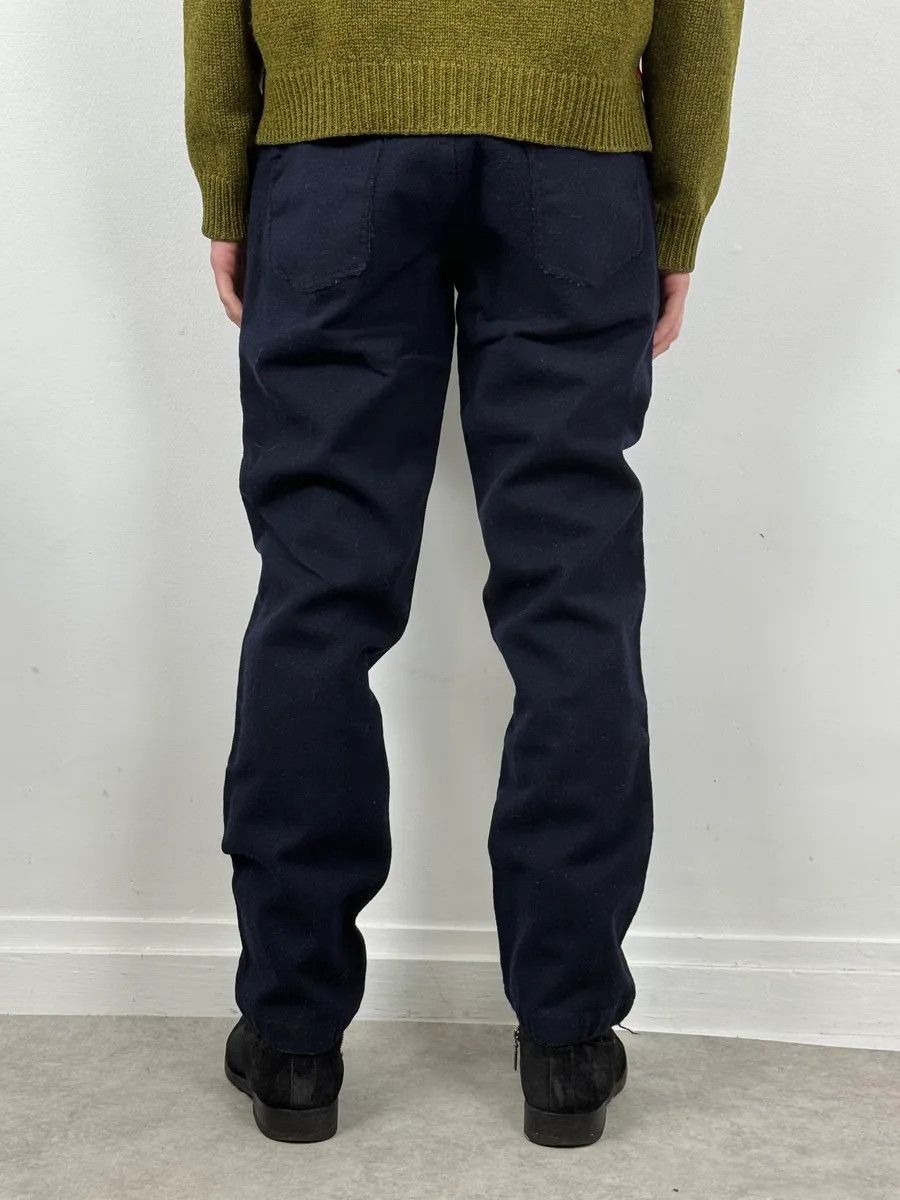 Prada 2000s Prada Navy Wool Minimalist Pants Size US 34 / EU 50 - 4 Thumbnail
