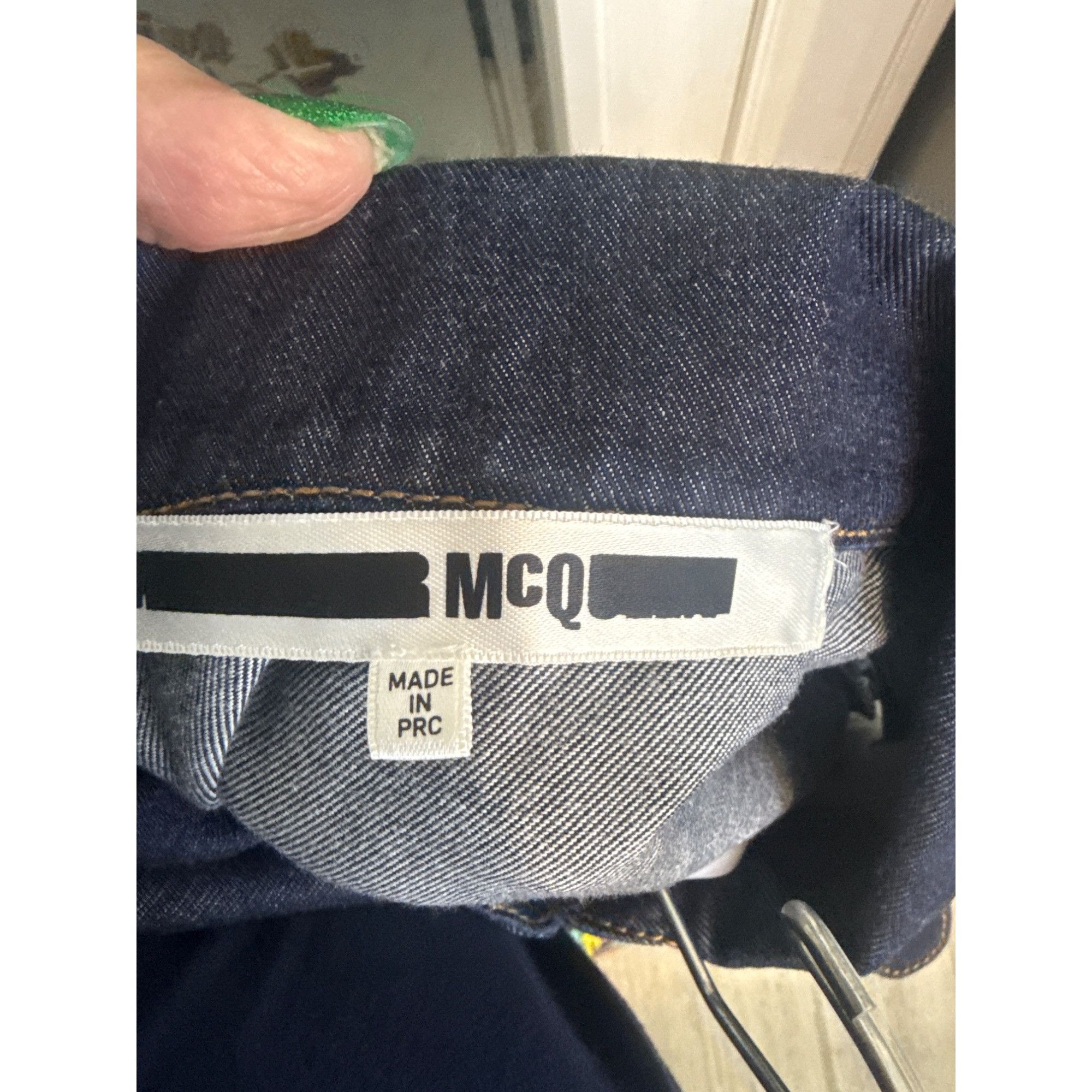 McQ Alexander McQueen Mcq Alexander Mcqueen Blue jean Denim Sleeveless Dress small Size S / US 4 / IT 40 - 2 Thumbnail