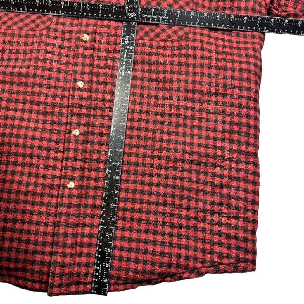 Vintage VINTAGE Northcrest Shacket Jacket Men's XLT Plaid 90s Barn Chore Quilted Lined Hiking Cotton Red Wind-Resistant Size US XL / EU 56 / 4 - 5 Thumbnail