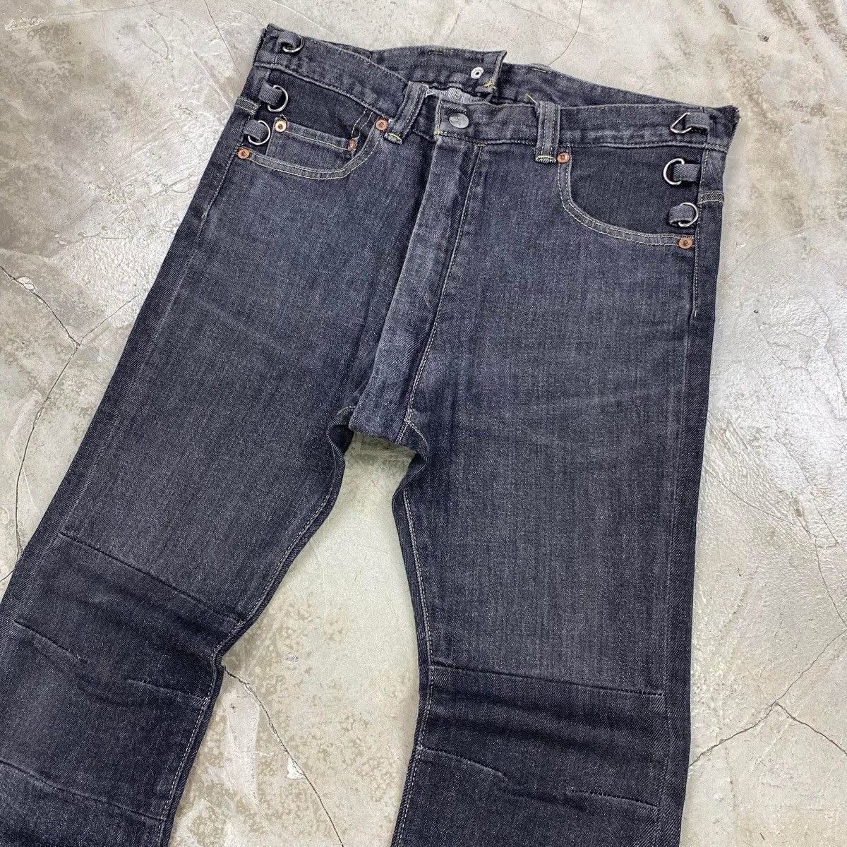 Ganryu FW2016 Reconstructible Denim Moto Jeans Size US 30 / EU 46 - 7 Thumbnail