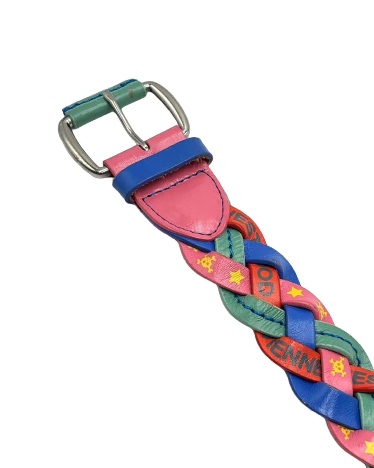 Vivienne Westwood Multi Color Braided Leather Belt Size ONE SIZE - 2 Thumbnail