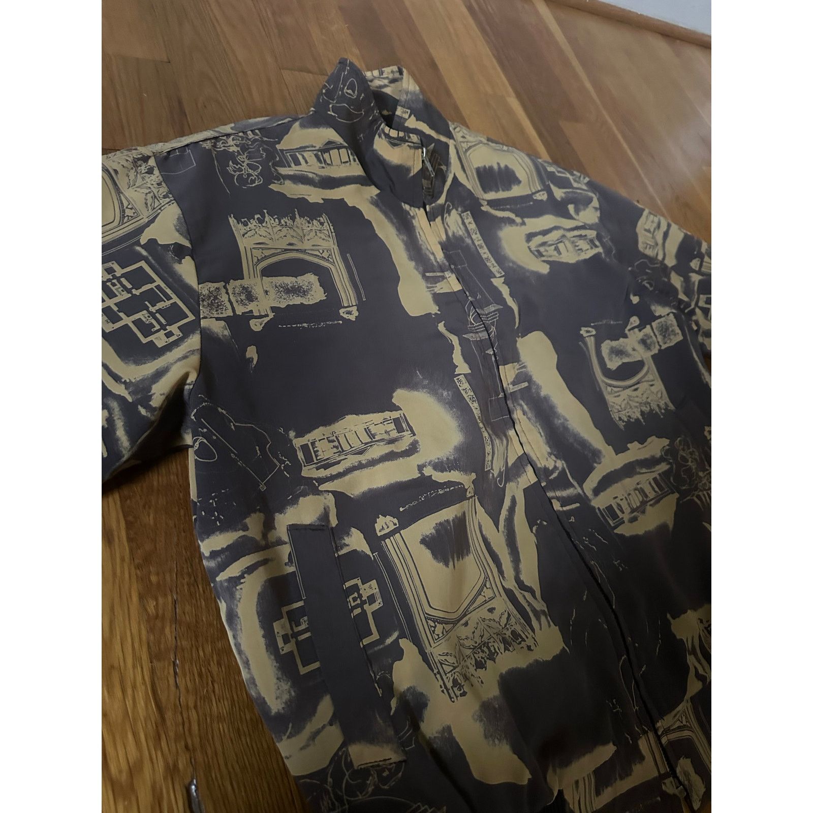 & Other Stories RARE Japanese designer Bomber Jacket Architecture Design!! Size US M / EU 48-50 / 2 - 2 Thumbnail