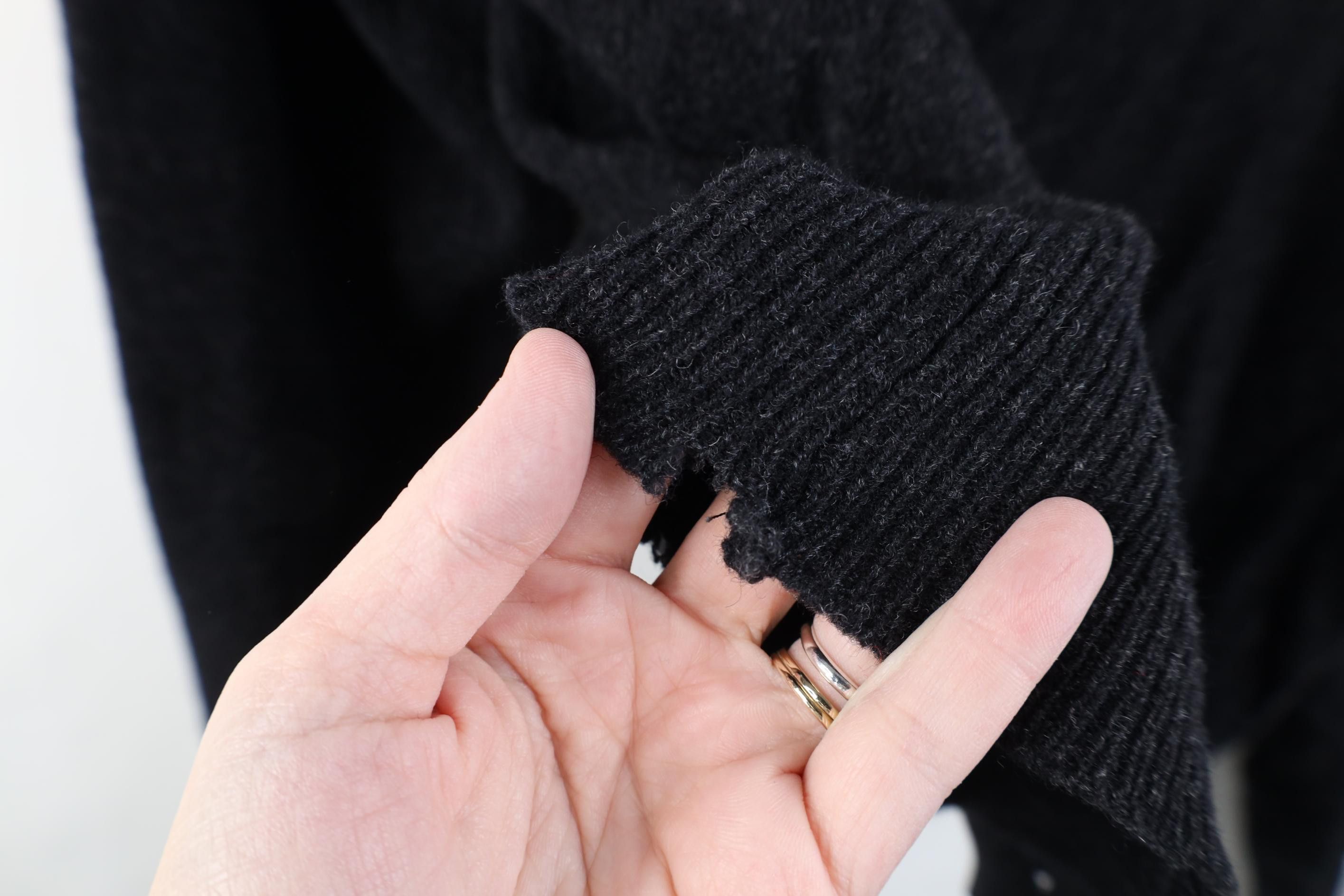 Vintage Vintage 90s Streetwear Blank Lambswool Knit Sweater Gray Size US L / EU 52-54 / 3 - 7 Thumbnail