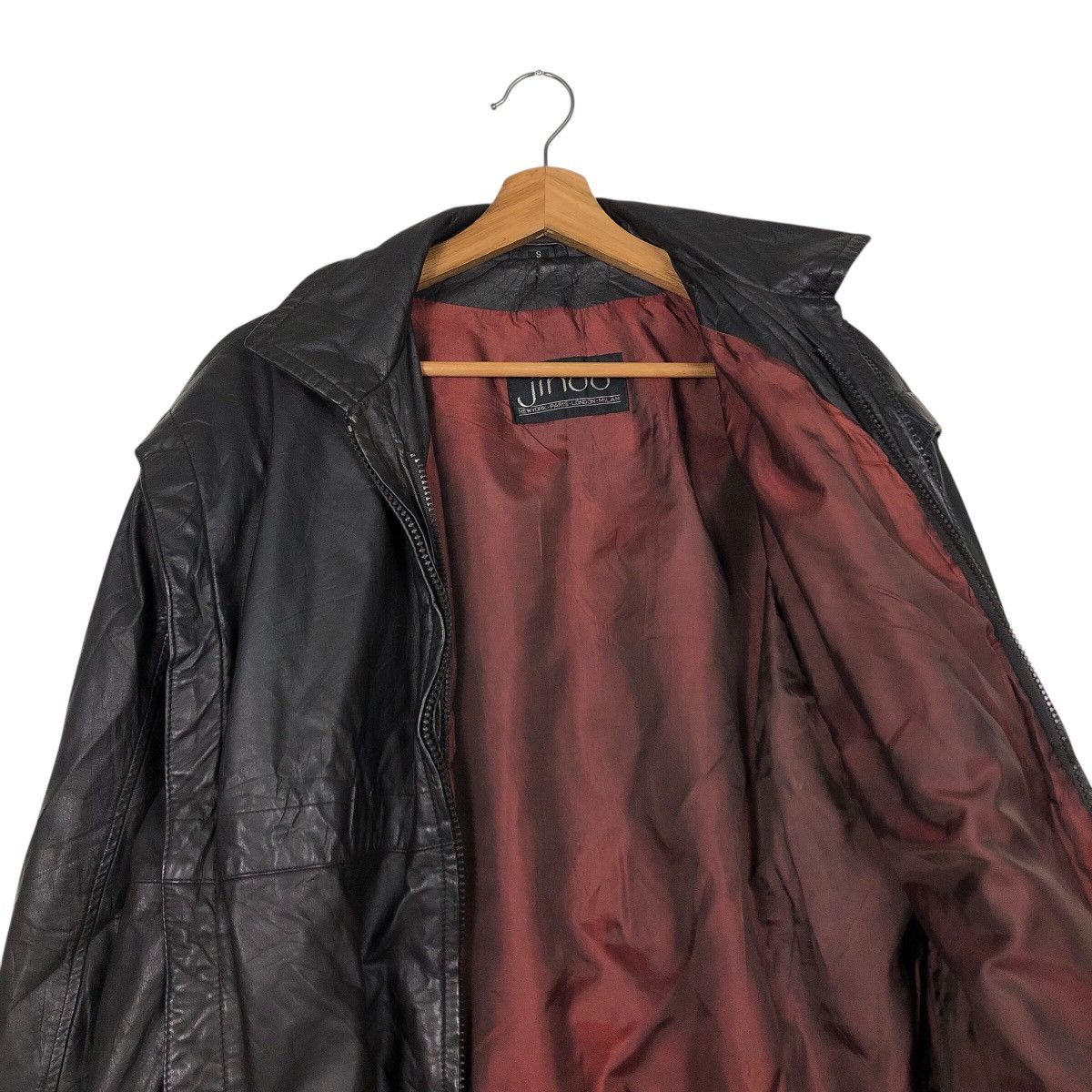 Japanese Brand 📌Vintage Biker Leather Jacket Jindo Blanket Issey Miyake Size US S / EU 44-46 / 1 - 15 Thumbnail