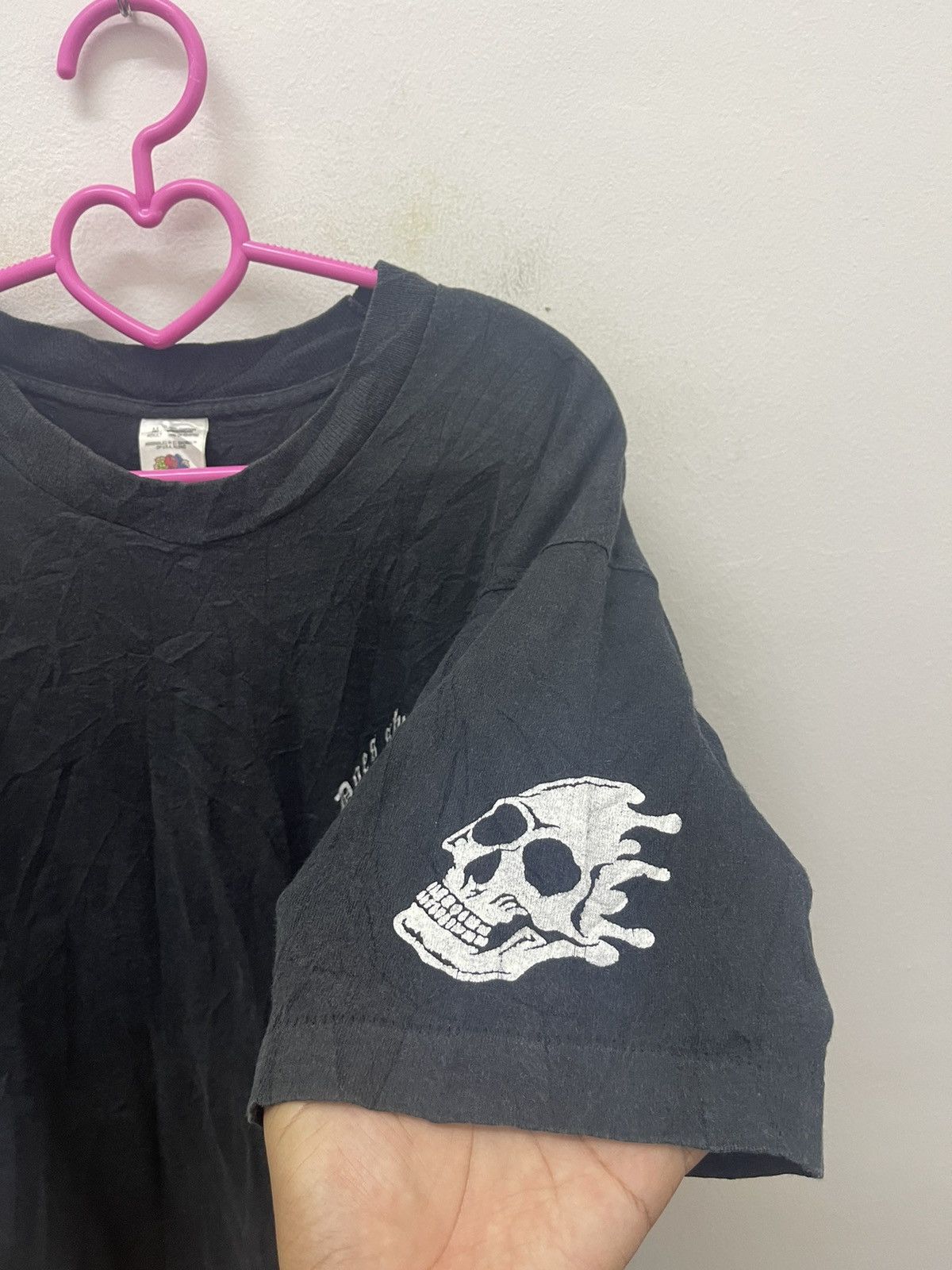 Vintage Rare Vintage THE DEVIL Does She Sell Soul Skull Flame Tee Size US M / EU 48-50 / 2 - 5 Thumbnail