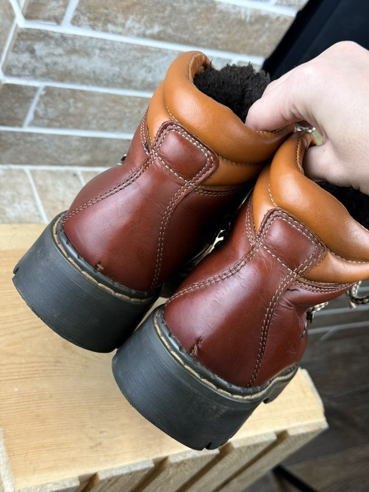 Paraboot Che Guevara Vintage Y2K Chunky Paraboot Combat Boots Size Size US 8 / EU 41 - 7 Thumbnail
