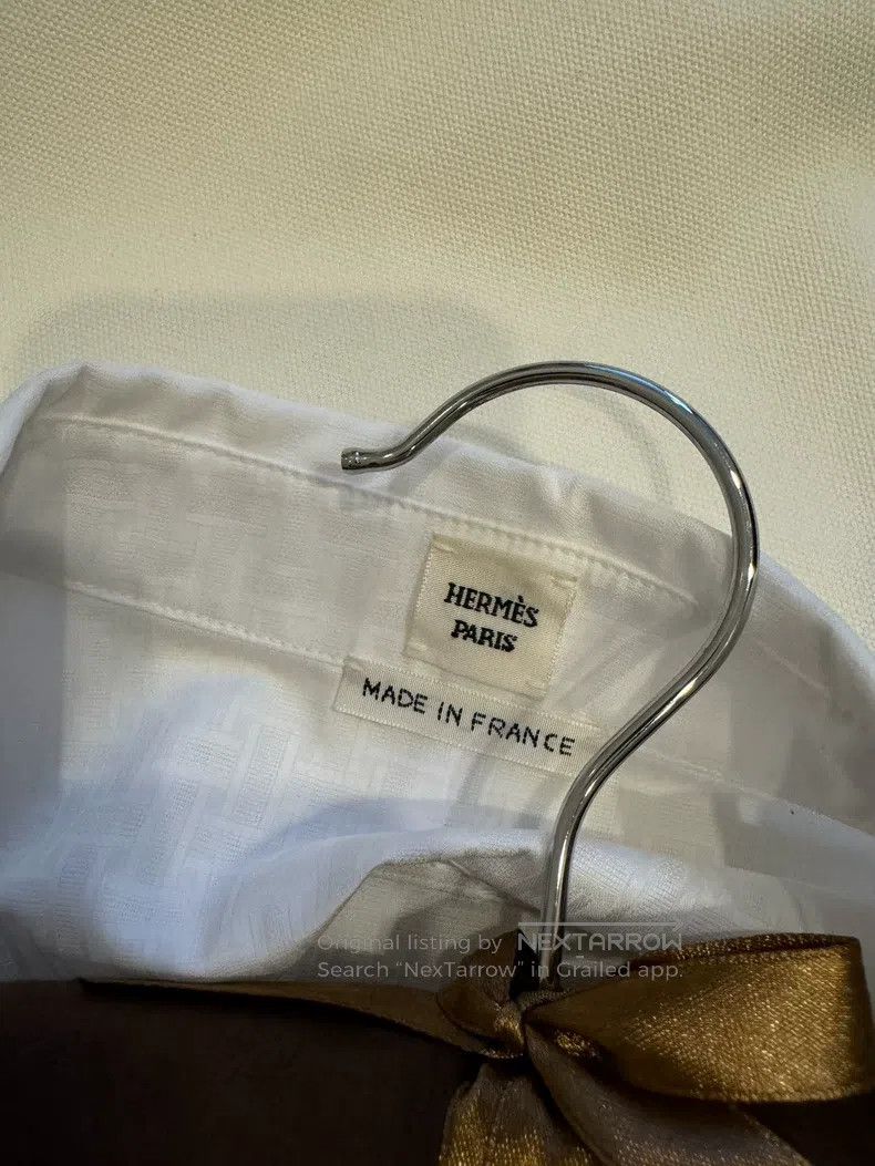 Hermes Hermes Loose-fitting shirt Size XXS / US 00 / IT 34 - 2 Thumbnail