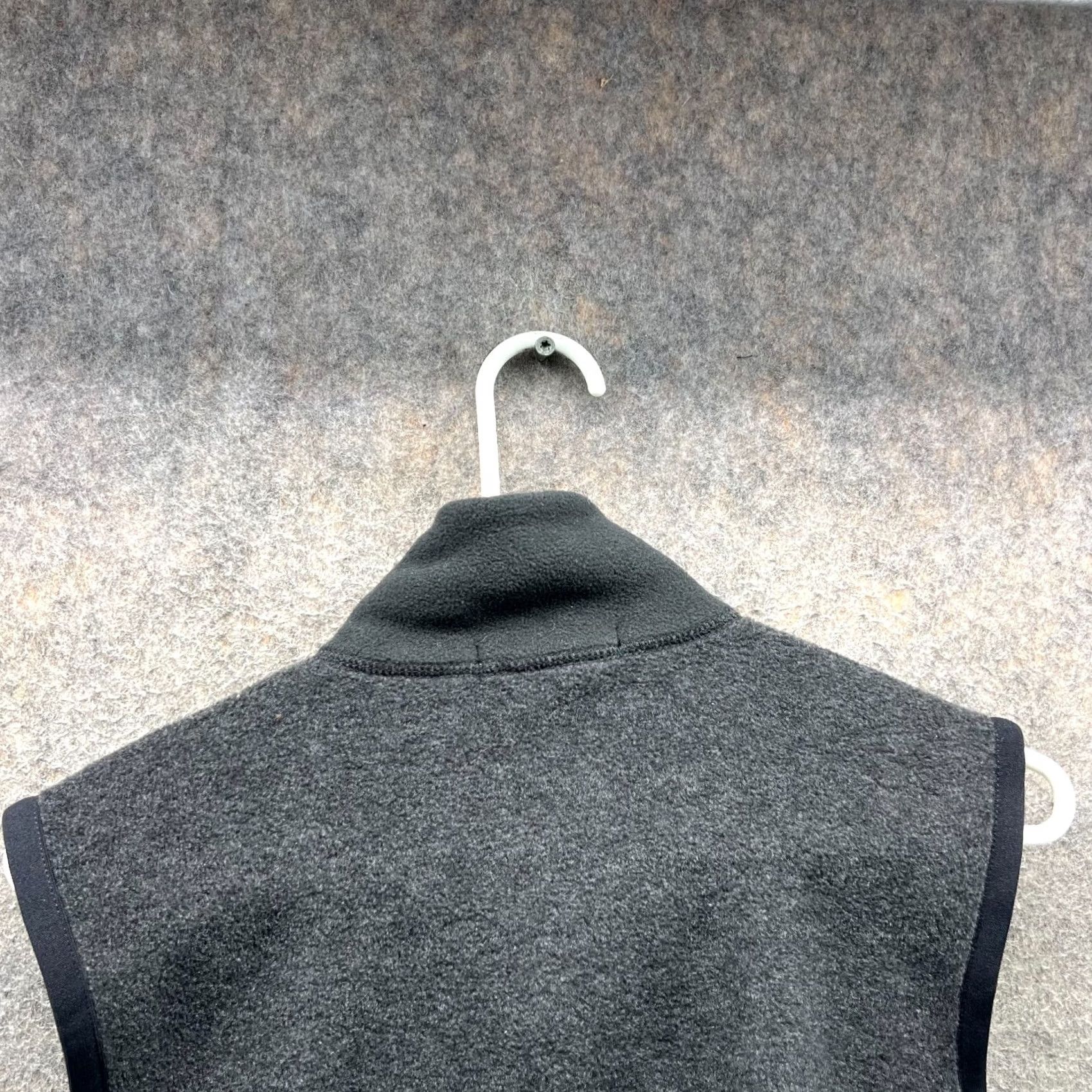 Ralph Lauren VINTAGE Lauren Ralph Lauren Vest Womens Large Gray Full Zip Jacket Fleece Cotton Vest, L, Gray, 90s, Women's, Basic Jacket Size L / US 10 / IT 46 - 4 Thumbnail