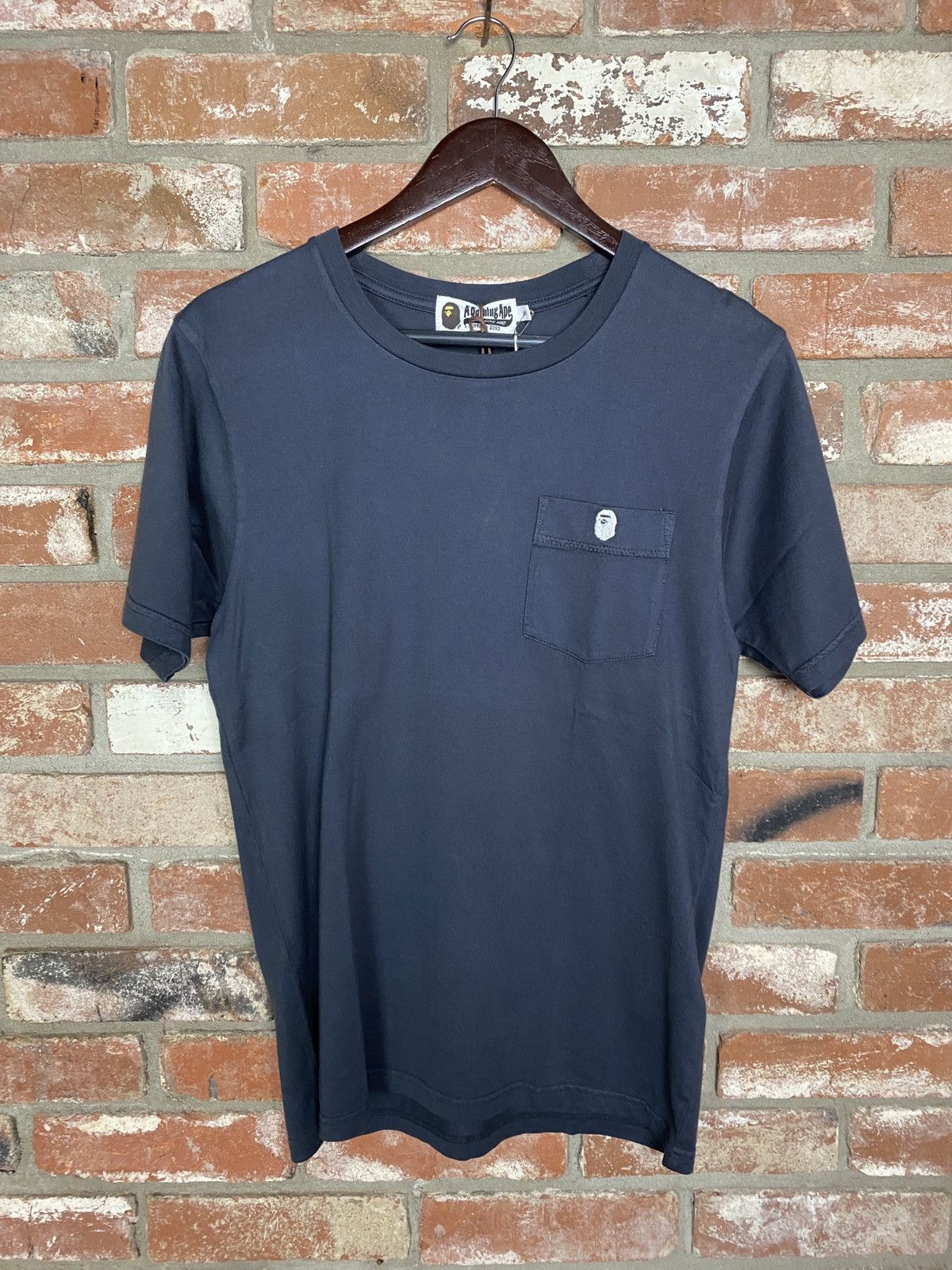 Bape One Point Overdye Pocket Tee Size US S / EU 44-46 / 1 - 1 Thumbnail