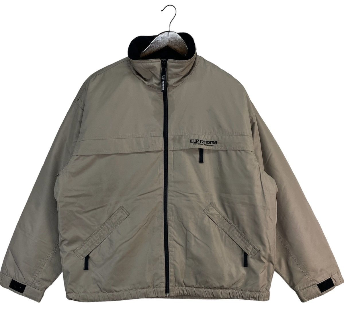 Japanese Brand Vintage Renoma Light Jacket Full Zipper Size US L / EU 52-54 / 3 - 1 Thumbnail