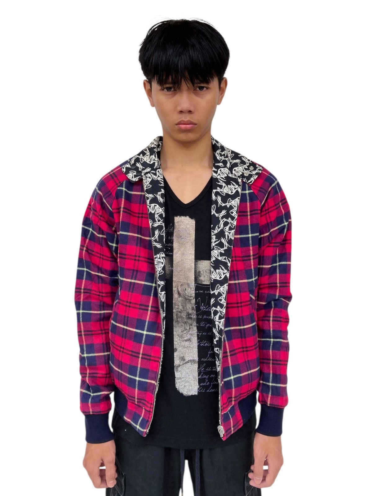PHENOMENON 2000s Swagger - Reversible Skeleton Bird Jacket Size US M / EU 48-50 / 2 - 7 Thumbnail